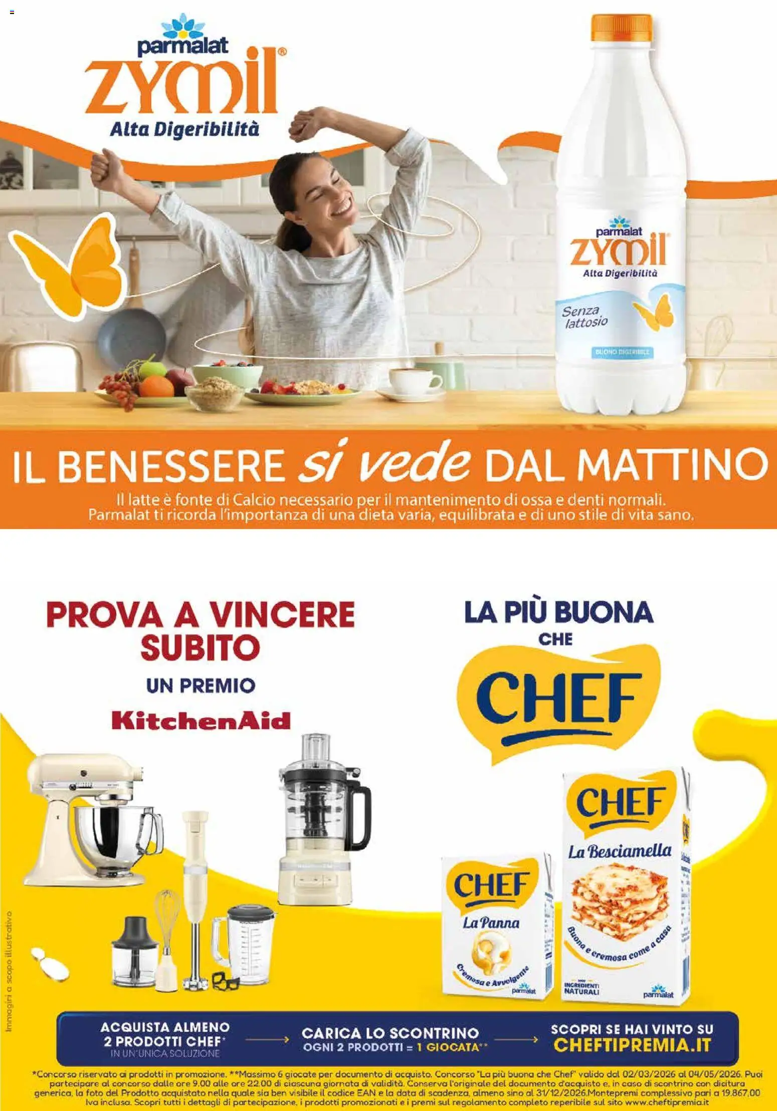 Volantino Famila del 23.03.2026 | Pagina: 2 | Prodotti: Panna, Latte, Data, Besciamella