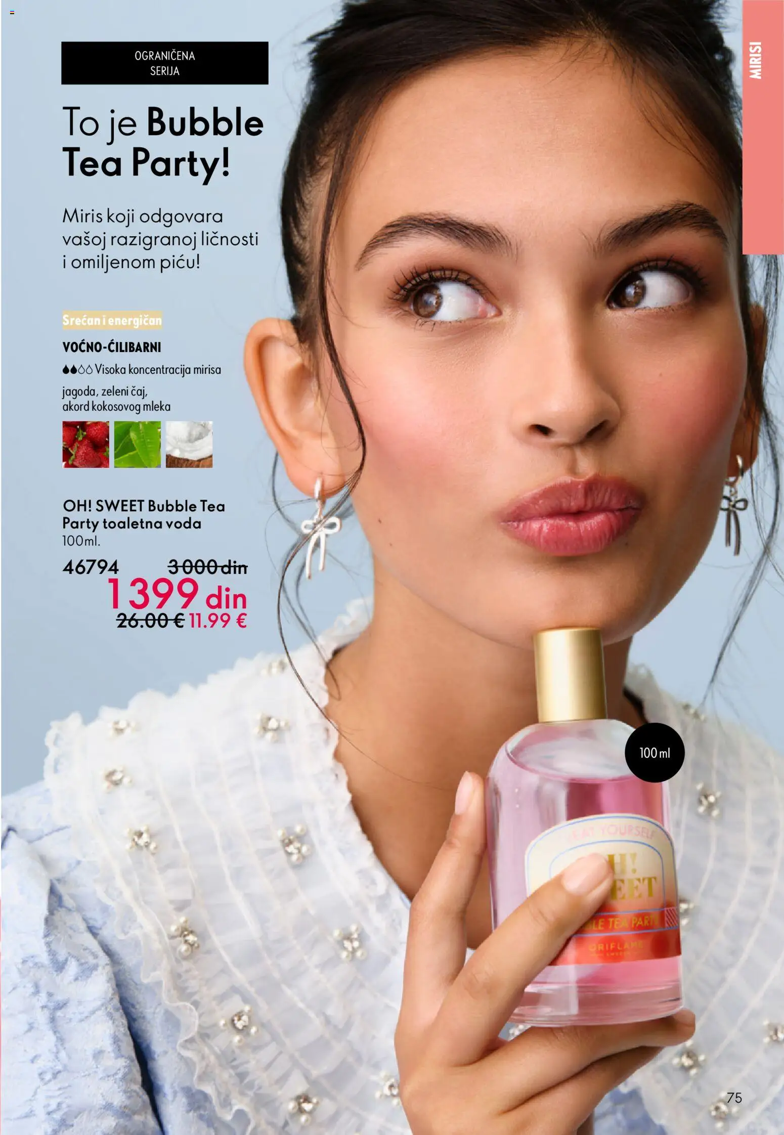 Oriflame katalog - važi od 18.02.2026 | Strana: 75 | Proizvode: Miris, Toaletna voda, Voda