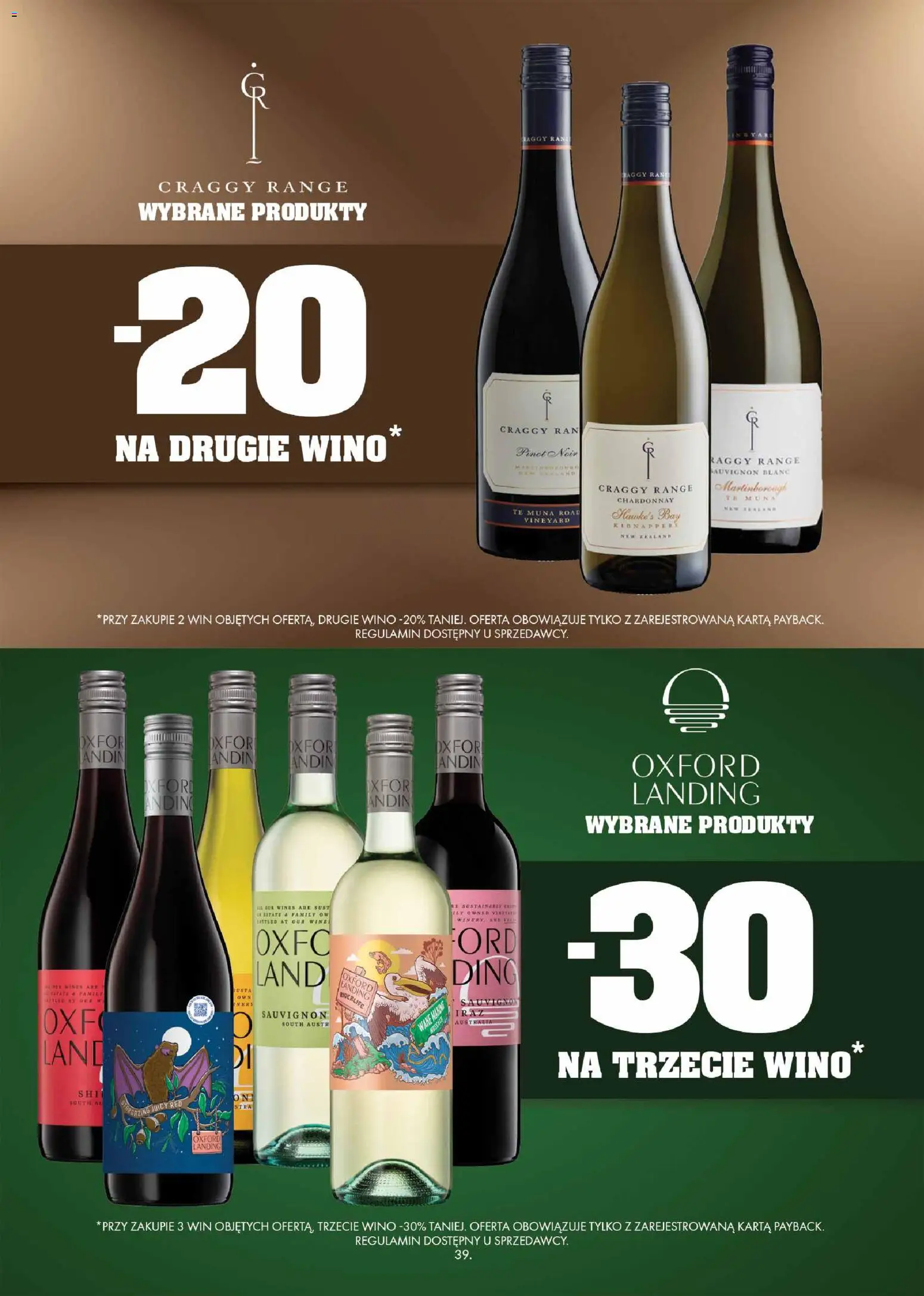 Al.Capone Gazetka od 13.11.2025 | Strona: 39 | Produkty: Karta, Chardonnay, Wino