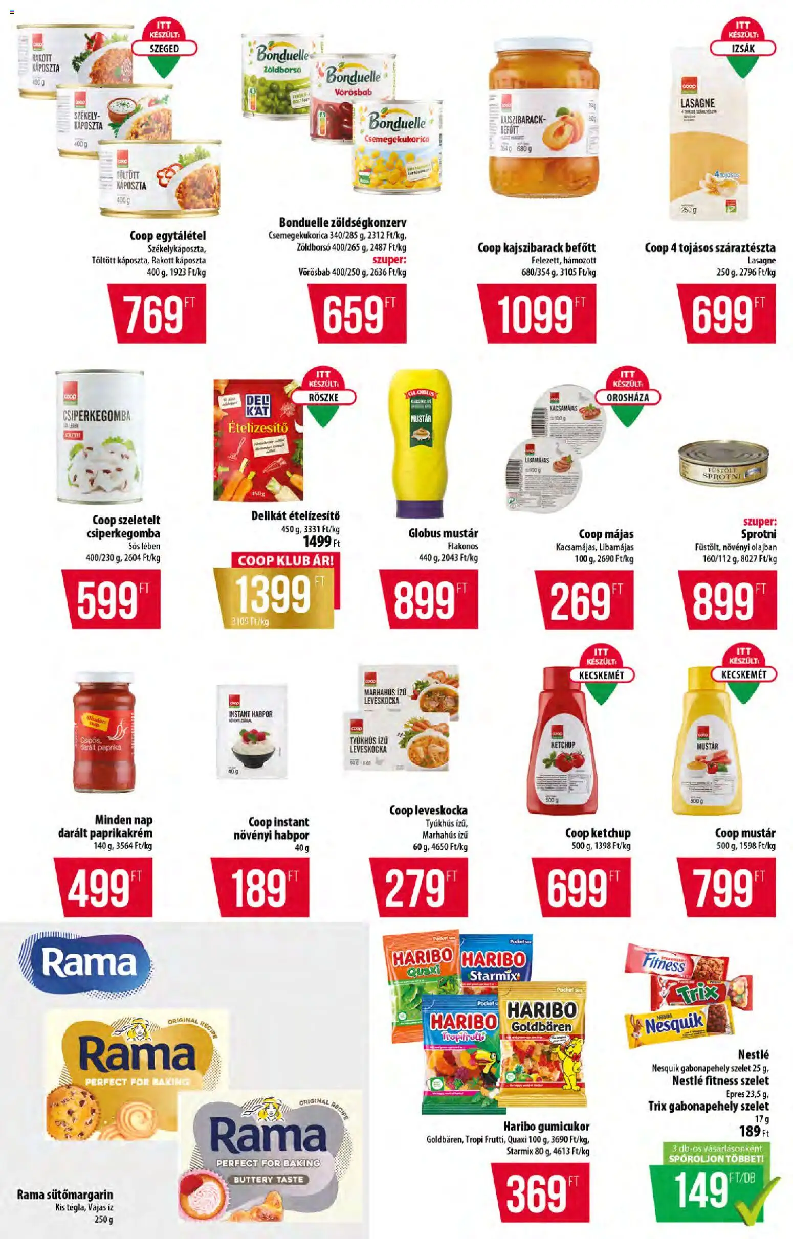 COOP akciós ujság - amely érvényes a következő dátumtól: 05.02.2026 | Oldal: 6 | Termékek: Csiperkegomba, Gumicukor, Marhahús, Ételízesítő