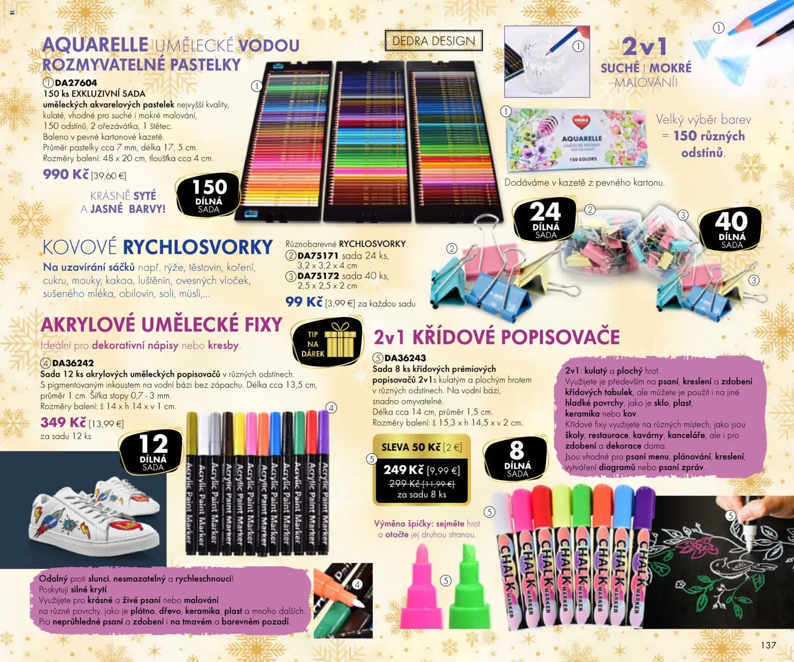 Nové Dedra akcie – leták je platný od 01.11.2025 | Strana: 37 | Produkty: Pastelky