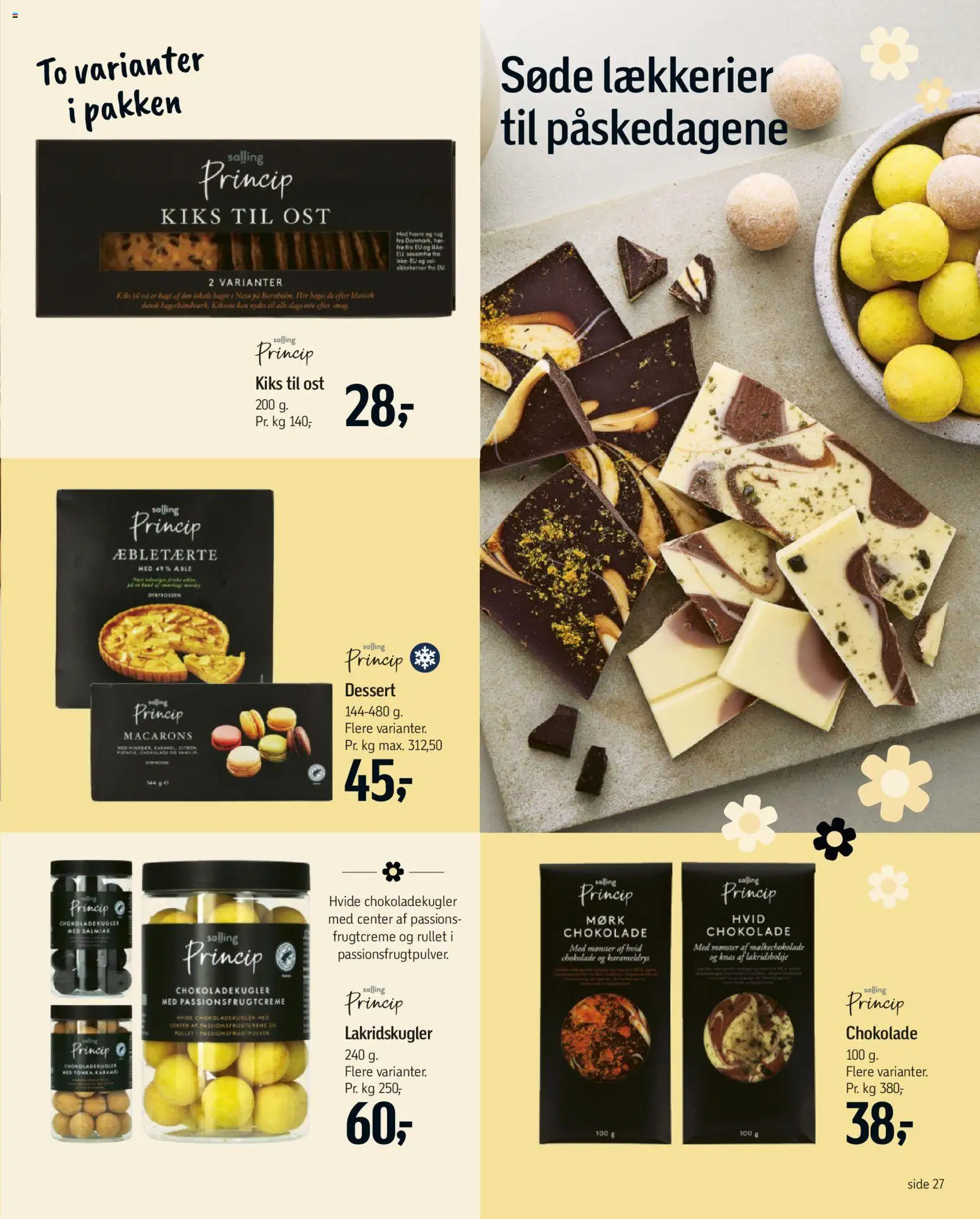 Føtex tilbudsavis – gyldig fra 27.03.2026 | Side: 33 | Produkter: Ost, Chokolade, Feijões