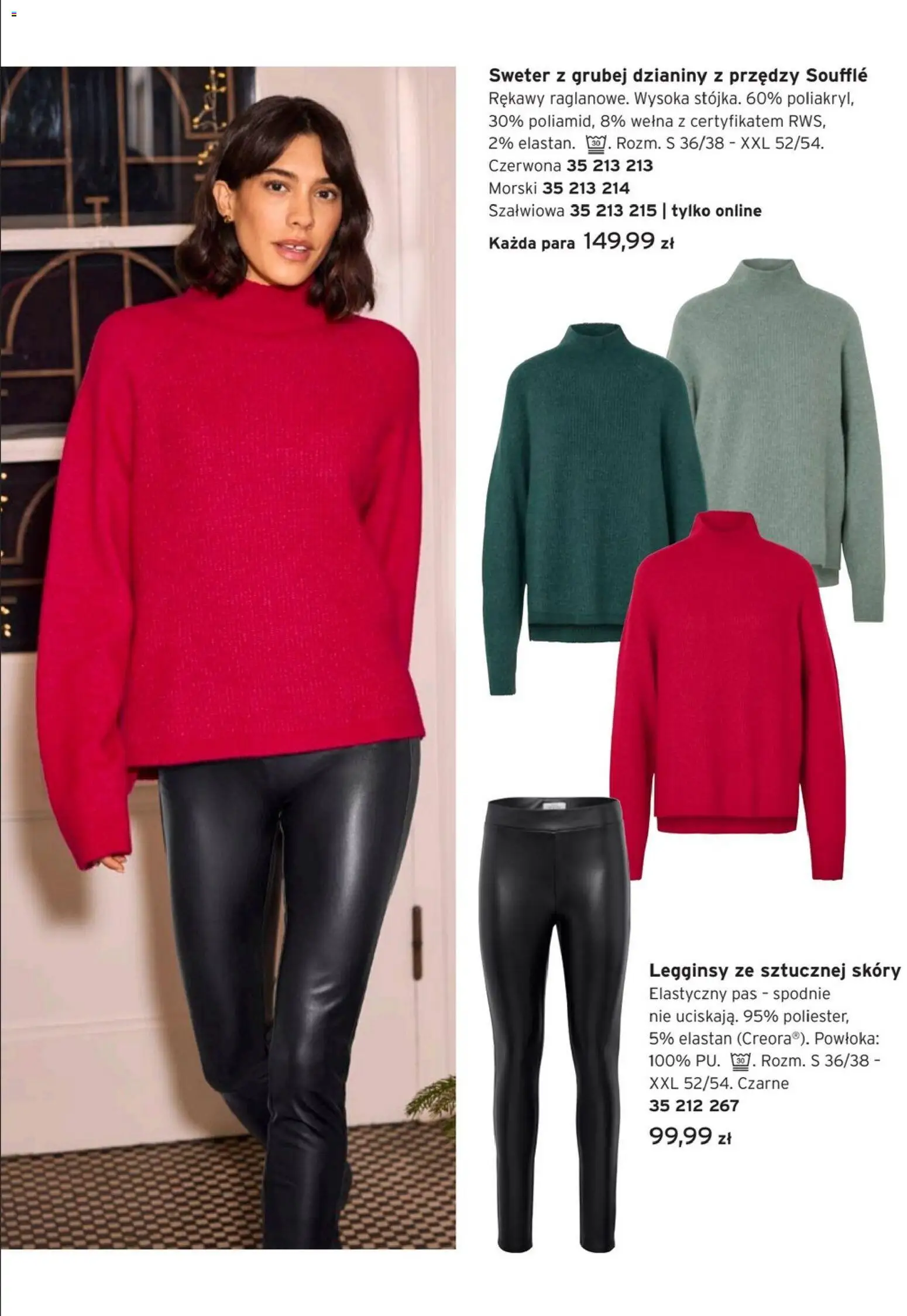 Tchibo promocje od 18.11.2025 | Strona: 12 | Produkty: Sweter, Spodnie, Legginsy