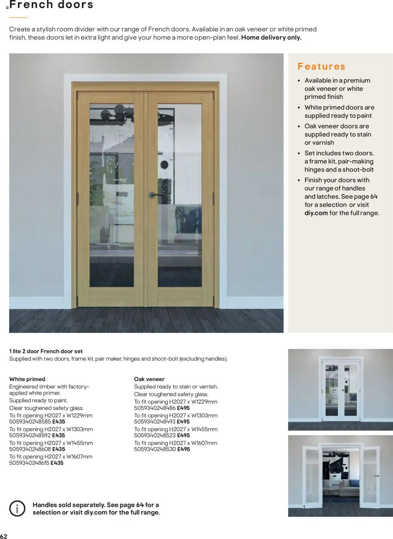 {H1} | Page: 62 | Products: Door, Paint, Doors, Handles