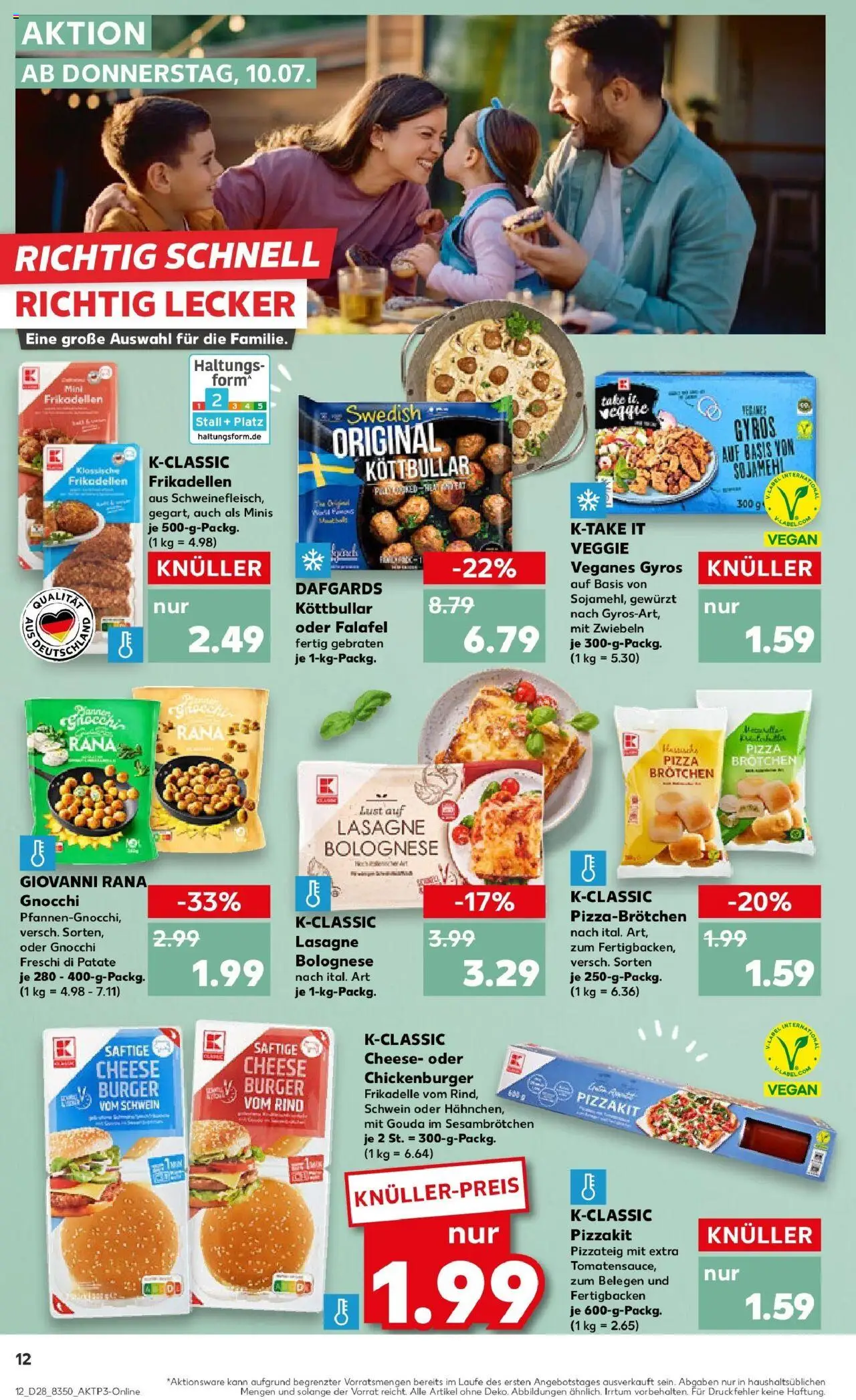 Kaufland prospekt Staßfurt	 - gültig ab dem 13.07.2025 | Seite: 27 | Produkte: Gouda, Burger, Zwiebeln, Pizza
