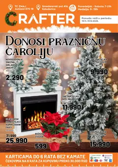 Crafter novogodišnja ponuda - pregled Crafter kataloga - važi od 19.11.2025