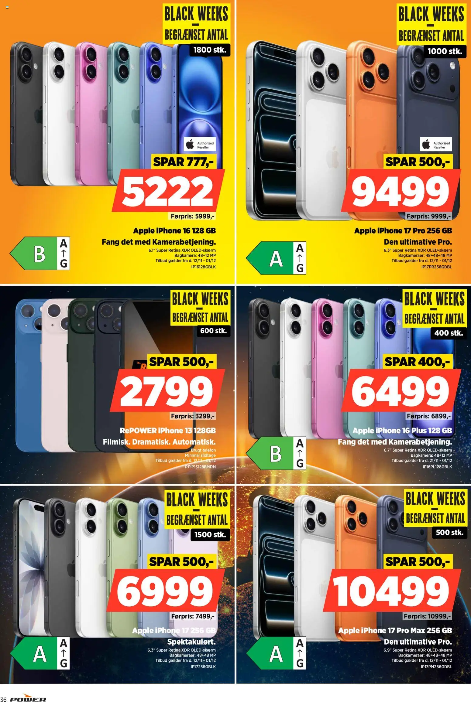 Power tilbudsavis – gyldig fra 28.11.2025 | Side: 36 | Produkter: Telefon