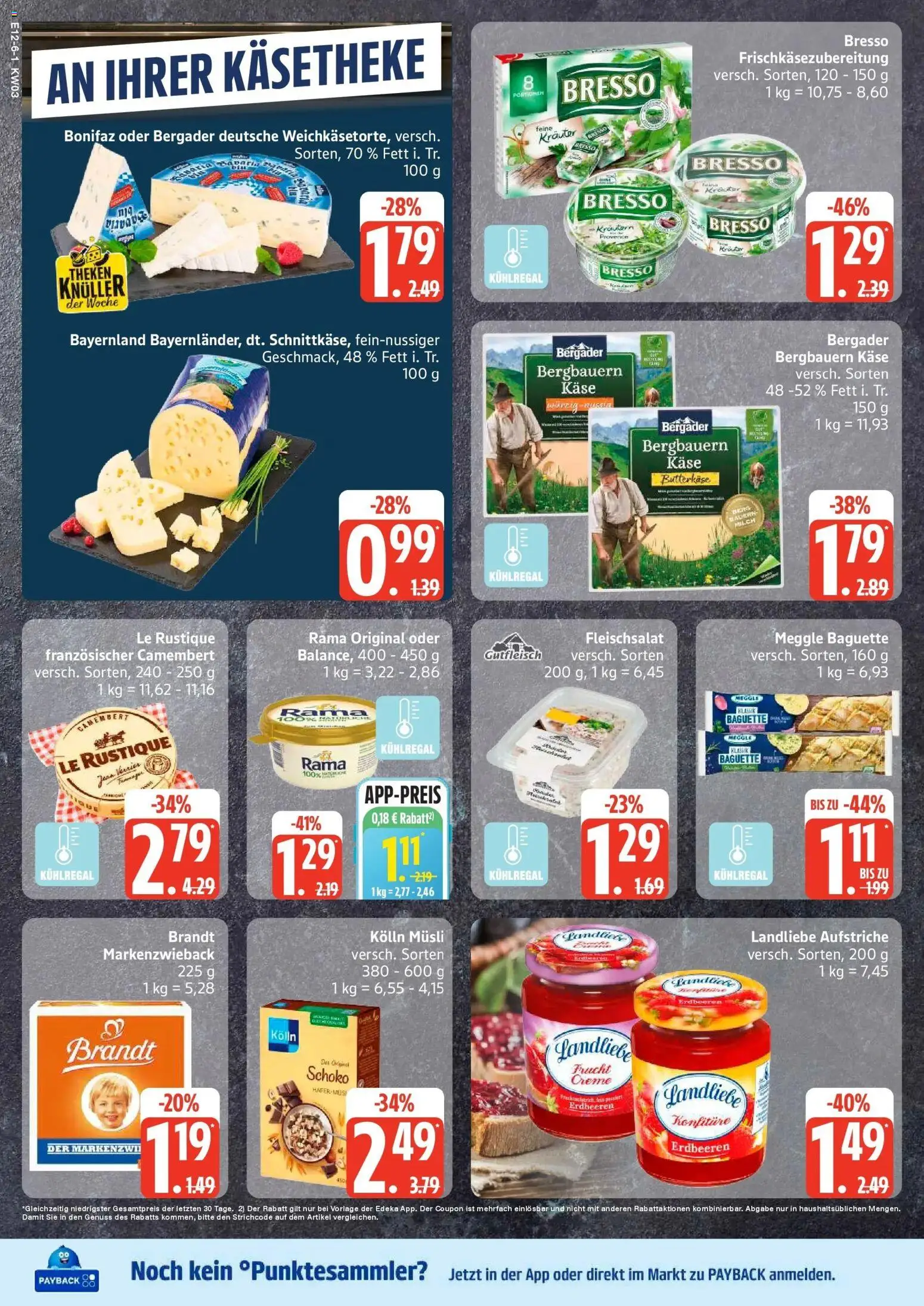 Edeka prospekt Hamburg	 – gültig ab 11.01.2026 | Seite: 6 | Produkte: Musli, Kolln musli, Creme, Erdbeeren