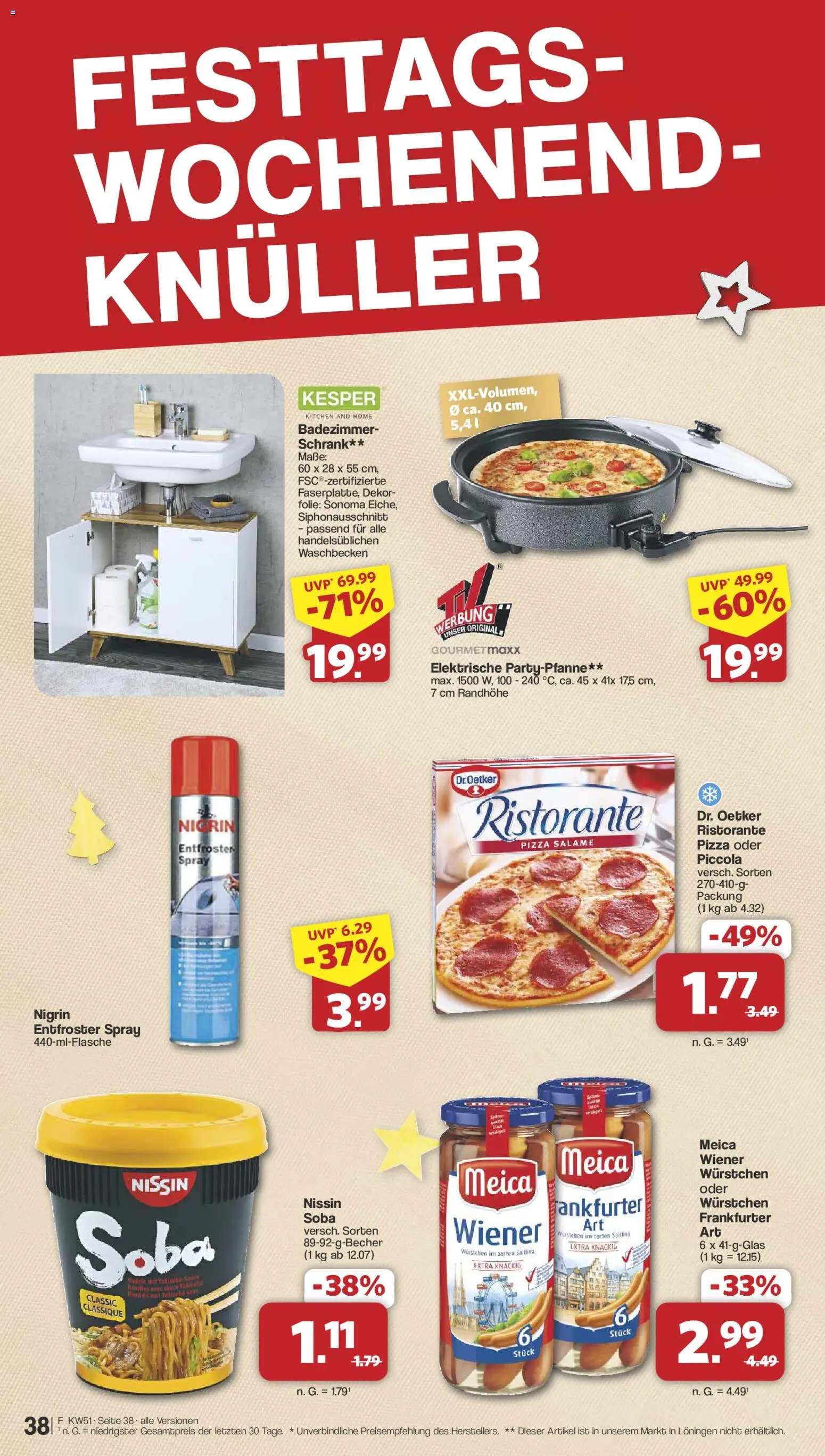 Famila Nordwest - Markt - Angebote – gültig ab 14.12.2025 | Seite: 42 | Produkte: Ristorante, Schrank, Waschbecken, Pizza