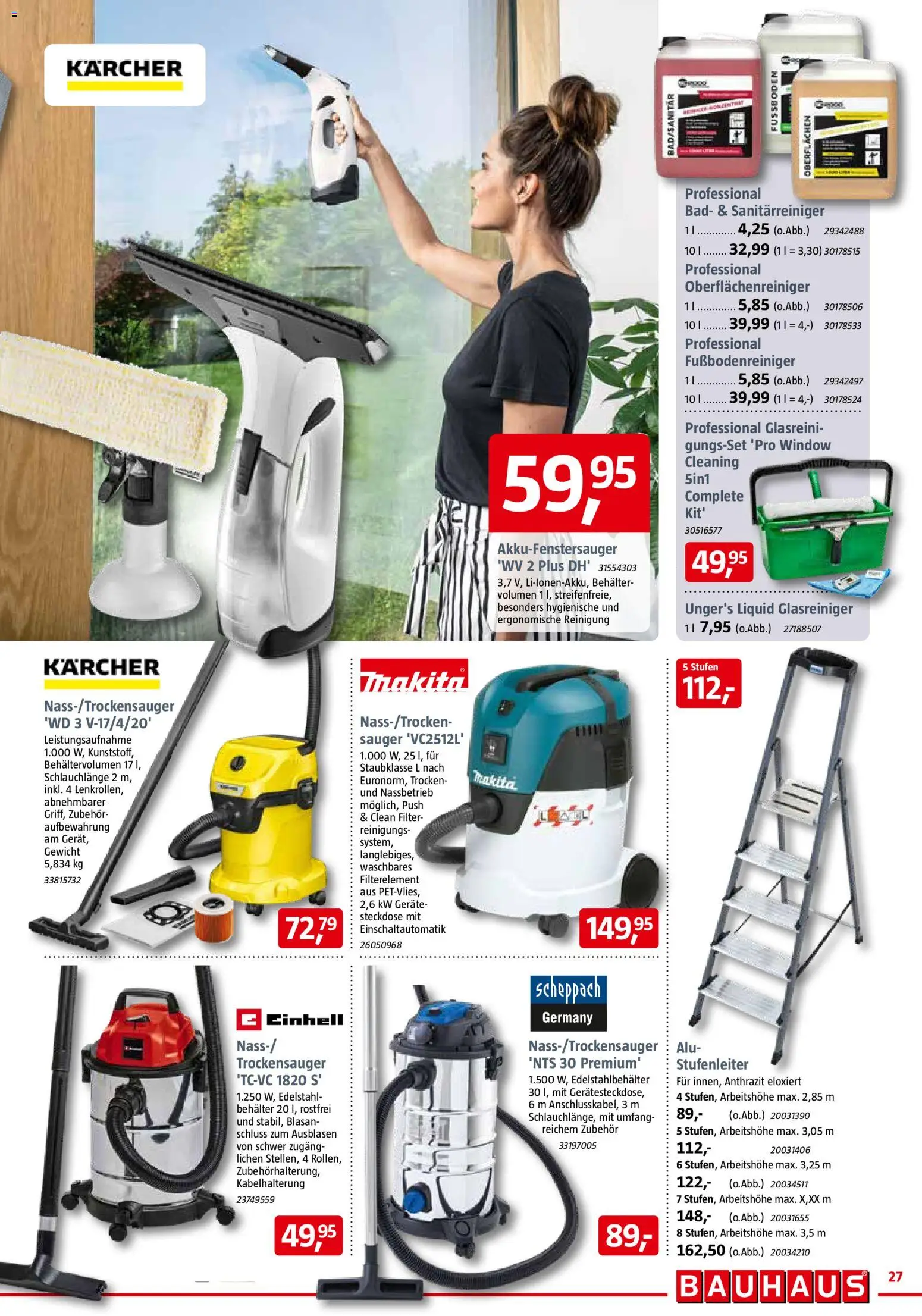 Bauhaus Prospekt 	 – gültig ab 28.02.2026 | Seite: 27 | Produkte: Gewicht, Steckdose, Bad