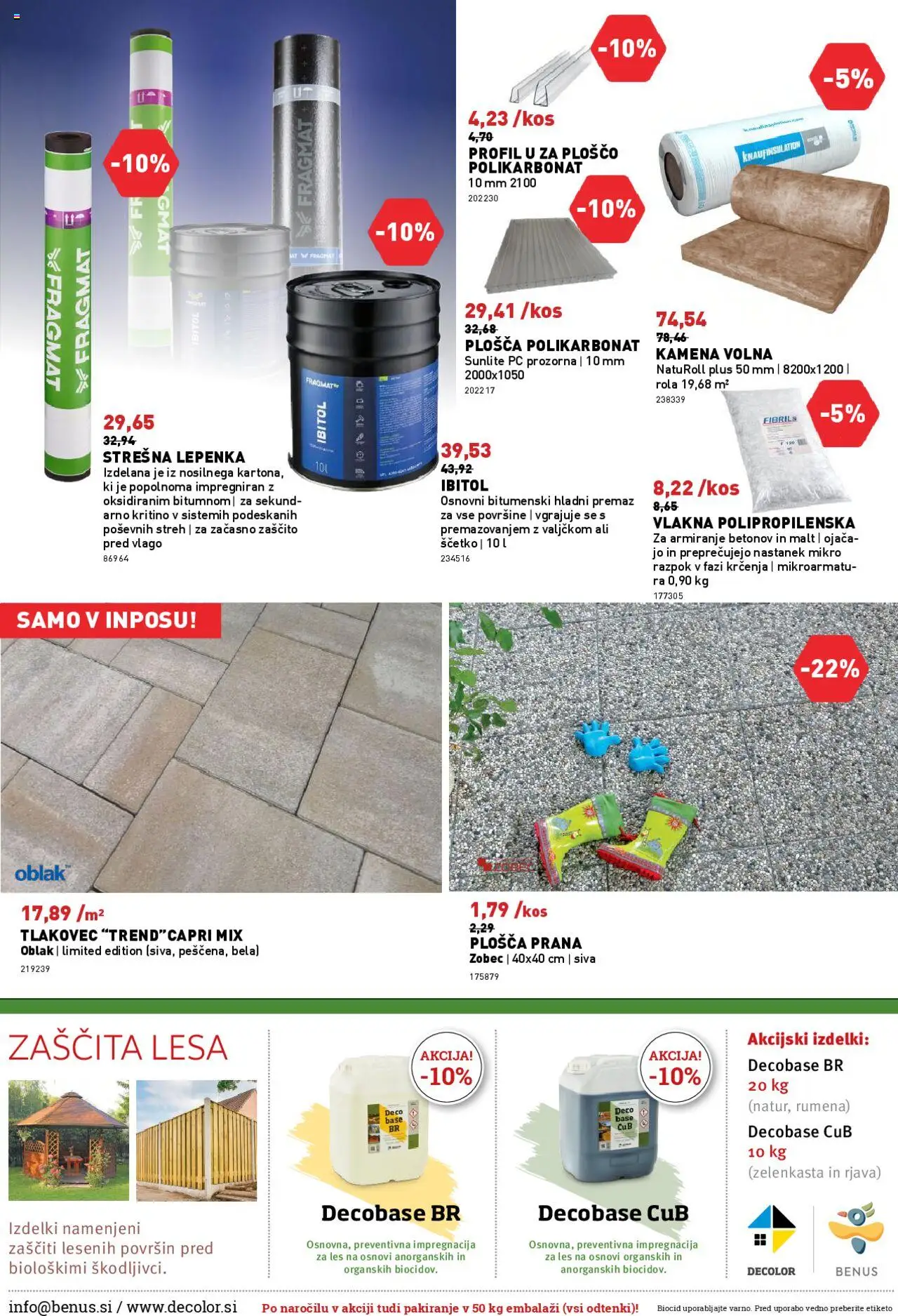 Novi Inpos katalog ponudbe – veljaven od 09.10.2025 | Stran: 27 | Izdelki: Tlakovec