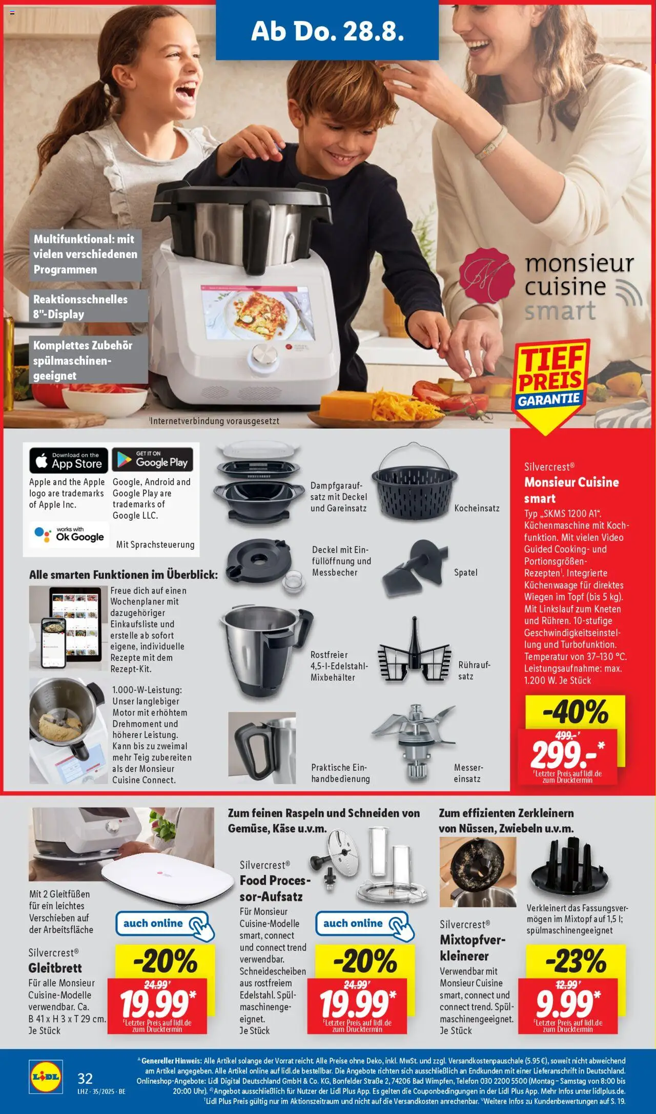 Lidl Prospekt Zossen 	 - gültig ab dem 25.08.2025 | Seite: 20 | Produkte: Käse, Apple, Zwiebeln, Video