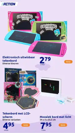 Action - Action Presents week 42 - Voorbeeld van een folder van Action, geldig van 15.10.2025 | Pagina: 107 | Producten: Bord, Tablet, Scherm
