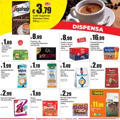 Anteprima del volantino Sì con Te Superstore catalogo valido a partire dal 29.01.2026 | Pagina: 17 | Prodotti: Crema, Biscotti, Latte, Caffè in grani