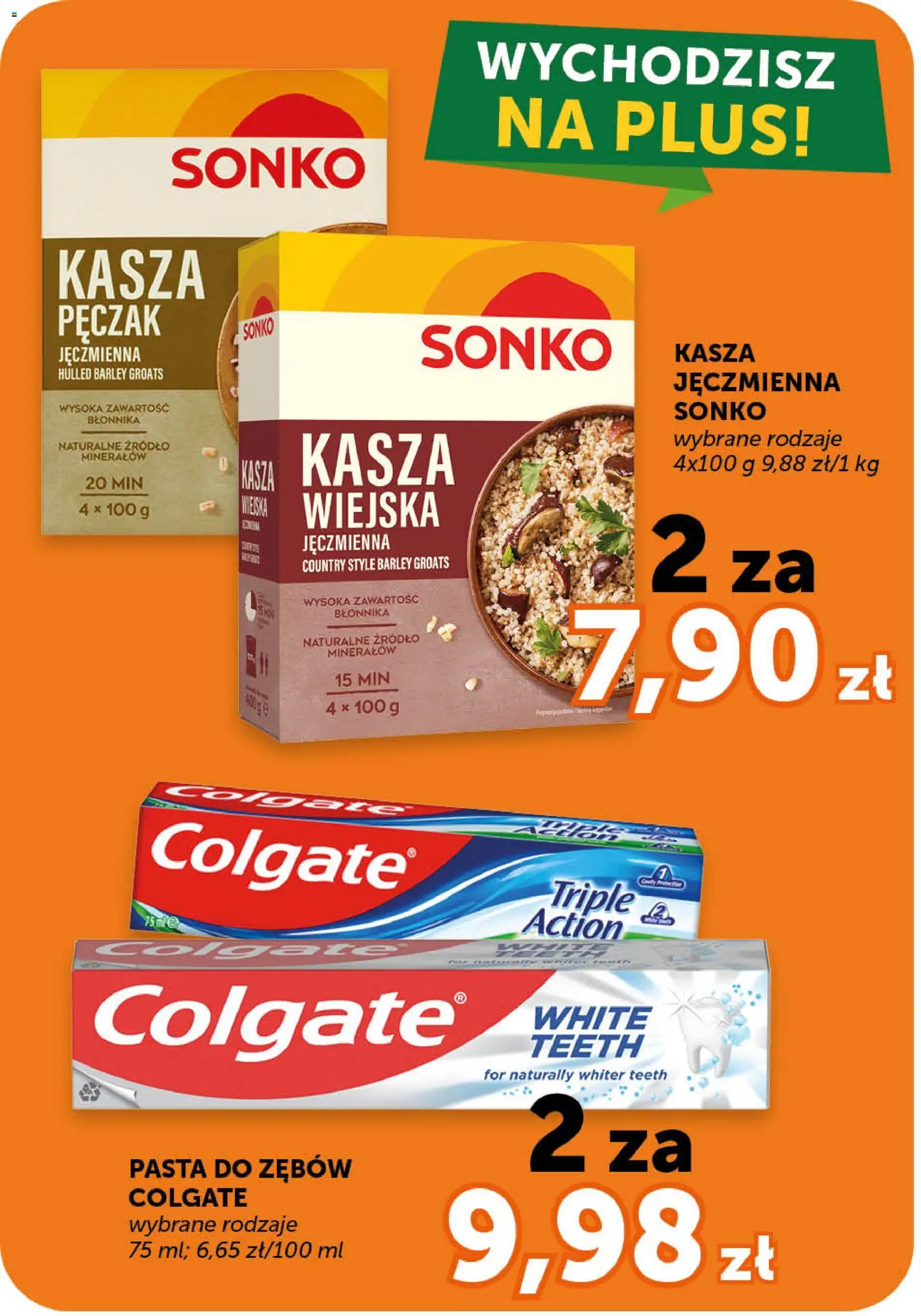 Groszek gazetka od 30.04.2026 | Strona: 17 | Produkty: Kasza, Pasta do zębów, Kasza pęczak
