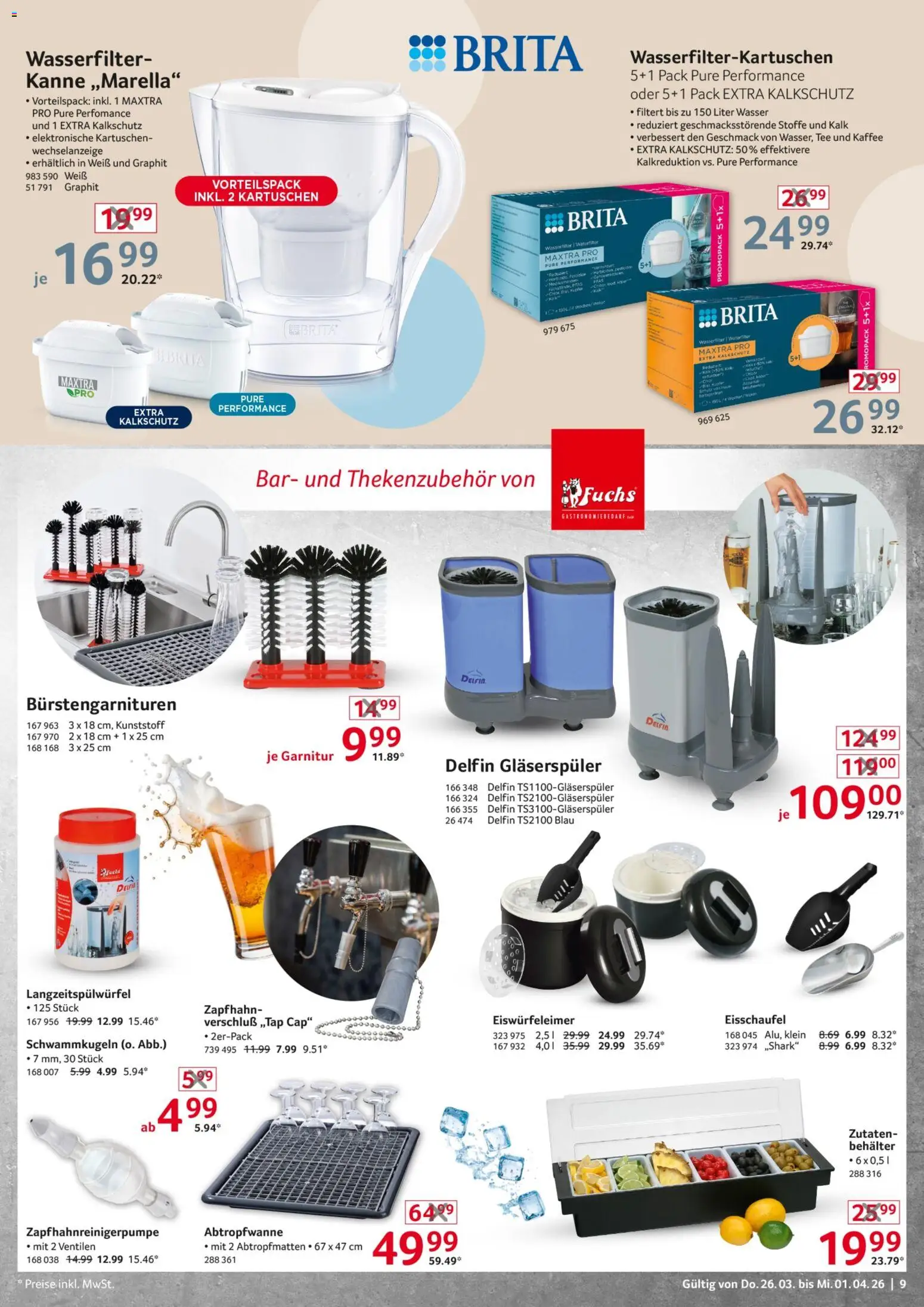 Selgros Non Food – gültig ab 26.03.2026 | Seite: 9 | Produkte: Kaffee, Wasser, Tee