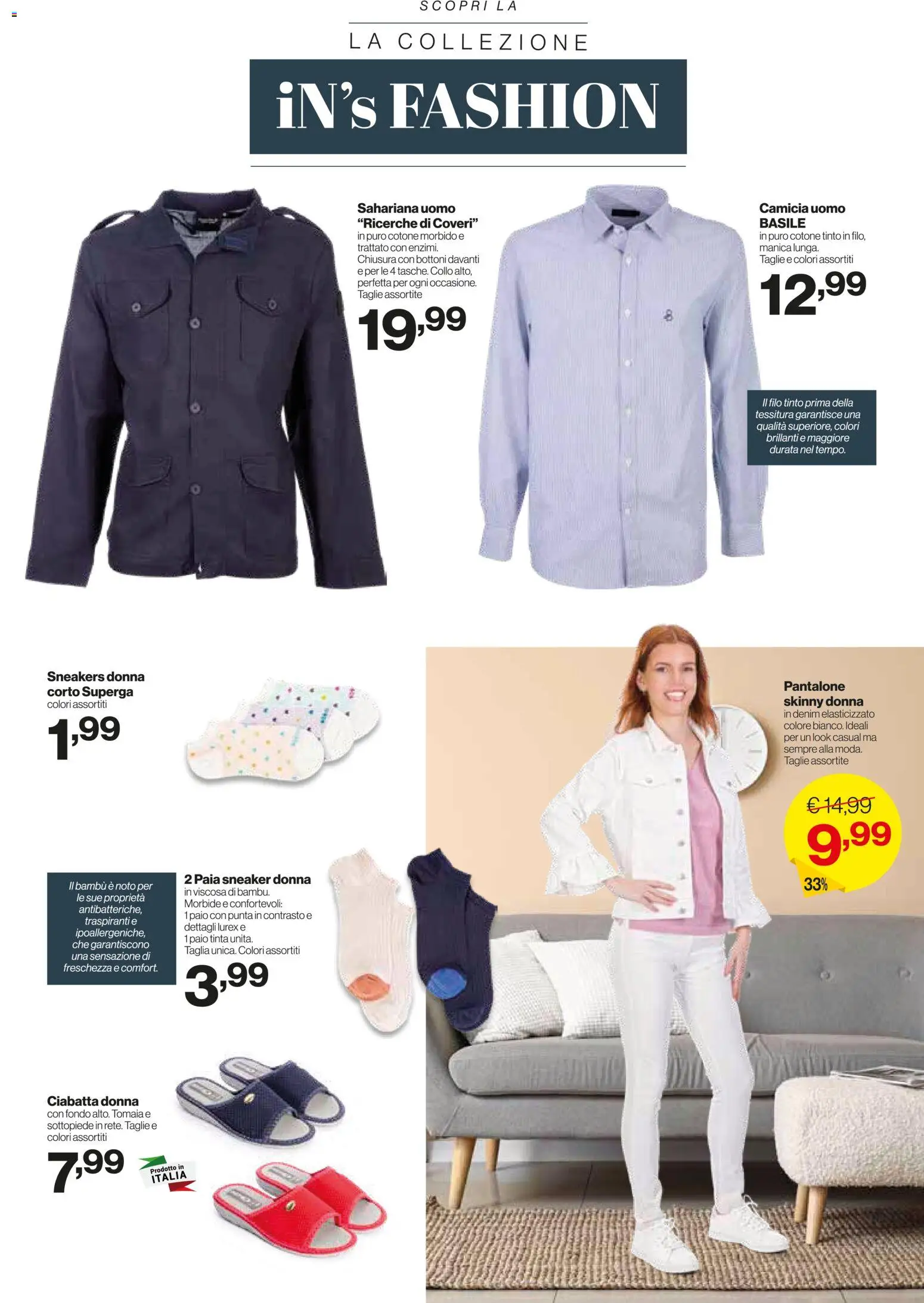 Volantino IN's del 08.04.2026 | Pagina: 23 | Prodotti: Camicia, Sneakers