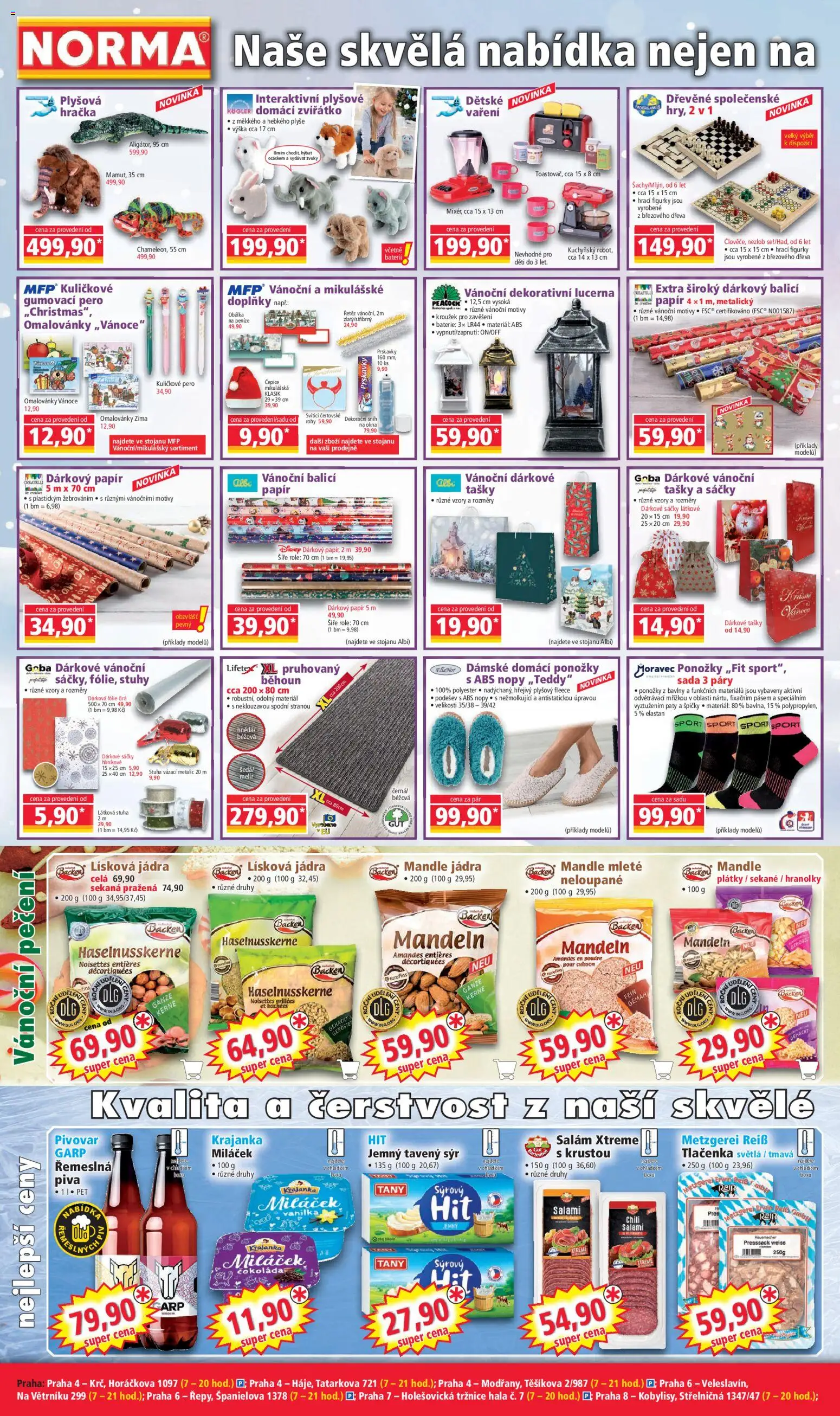 Norma leták od 17.11.2025 | Strana: 2 | Produkty: Hranolky, Lucerna, Mandle, Tlačenka