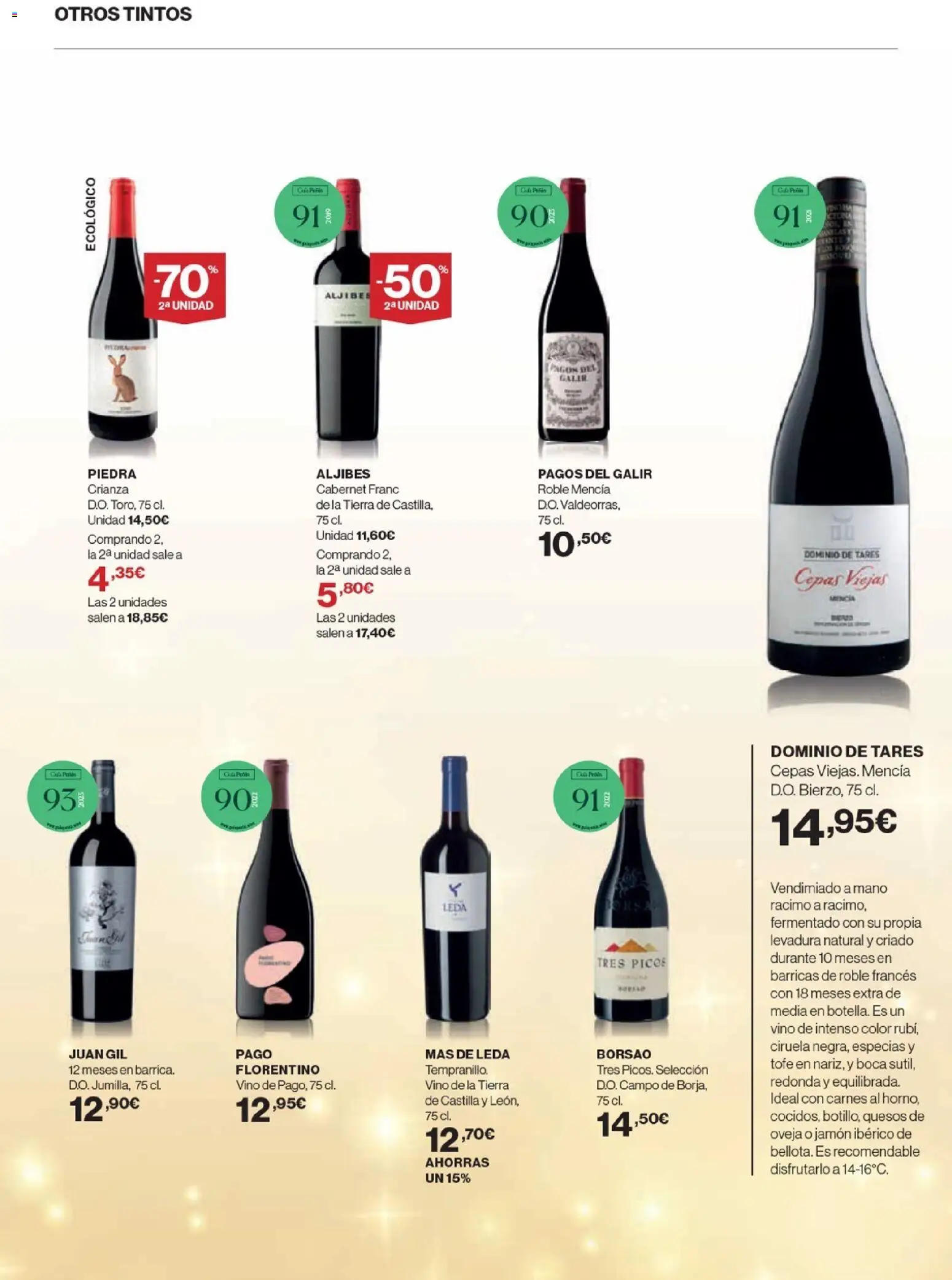 Hipercor - Bodega Navidad 25 │ válido desde el 20.11.2025 | Página: 19 | Productos: Jamón ibérico, Jamón, Vino, Horno