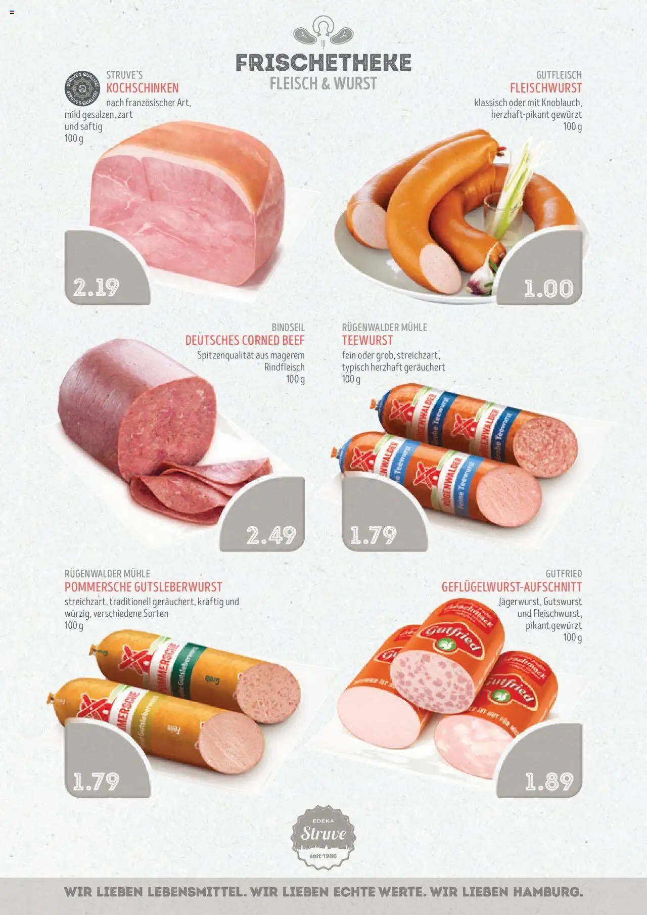 Edeka Struve Prospekt 	 - gültig ab dem 18.08.2025 | Seite: 5 | Produkte: Mühle, Wurst, Rindfleisch, Fleisch