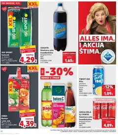 COCA-COLA ILI FANTA, Gazirano piće bezalkoholno Original ili Zero 6x 0,33 l - Pregled kataloga iz trgovine Kaufland, vrijedi od 10.03.2026 | Stranica: 18