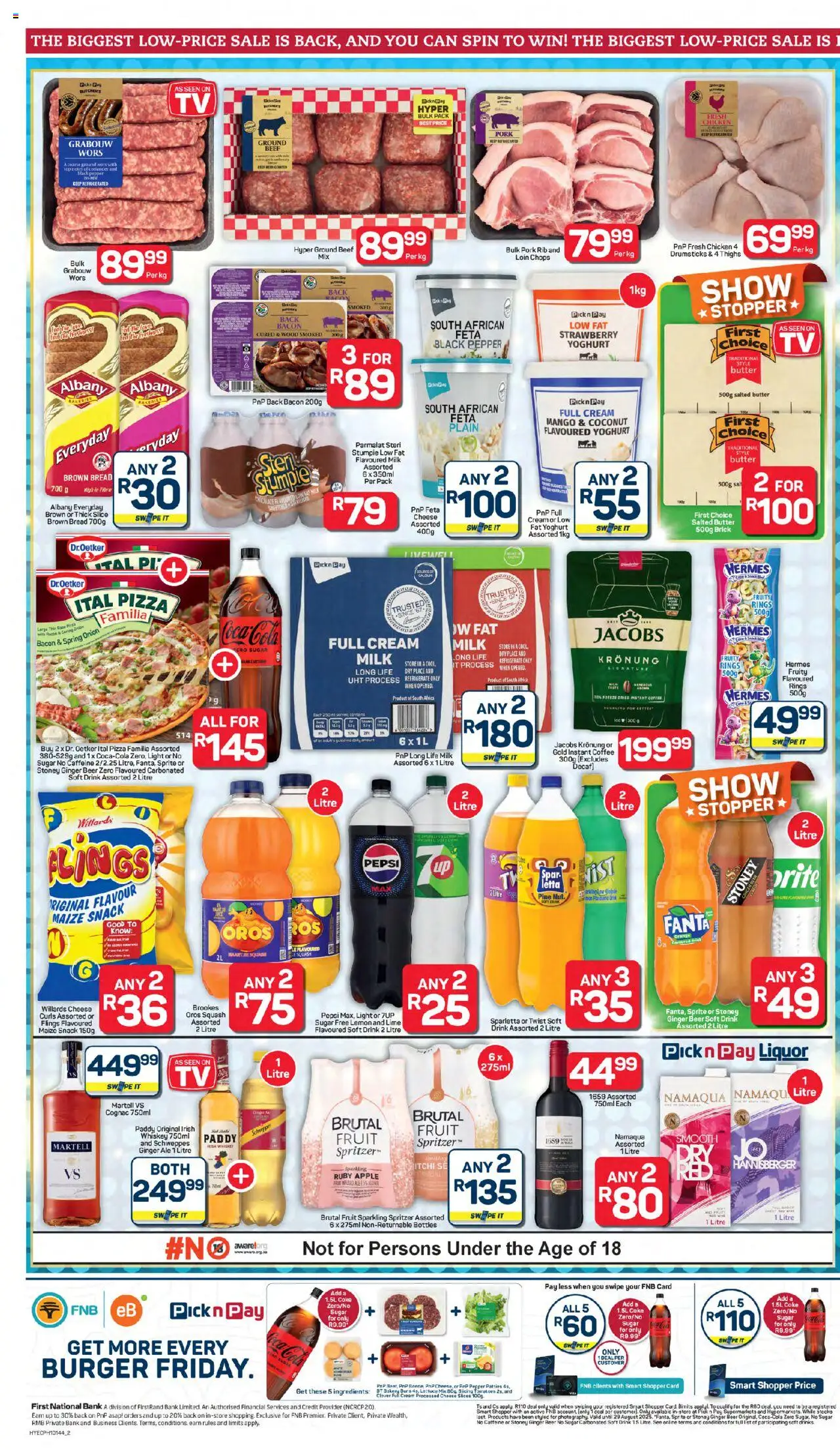 Pick n Pay Eastern Cape - Hyper Specials │ valid from 11.08.2025 | Page: 2 | Products: Bakery, Butter, Tomatoes, Cream