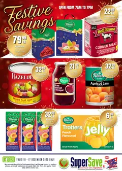 Super Save specials catalogue – valid from 10.12.2025 | Page: 25 | Products: Jam, Vinegar, Fruit, Peach
