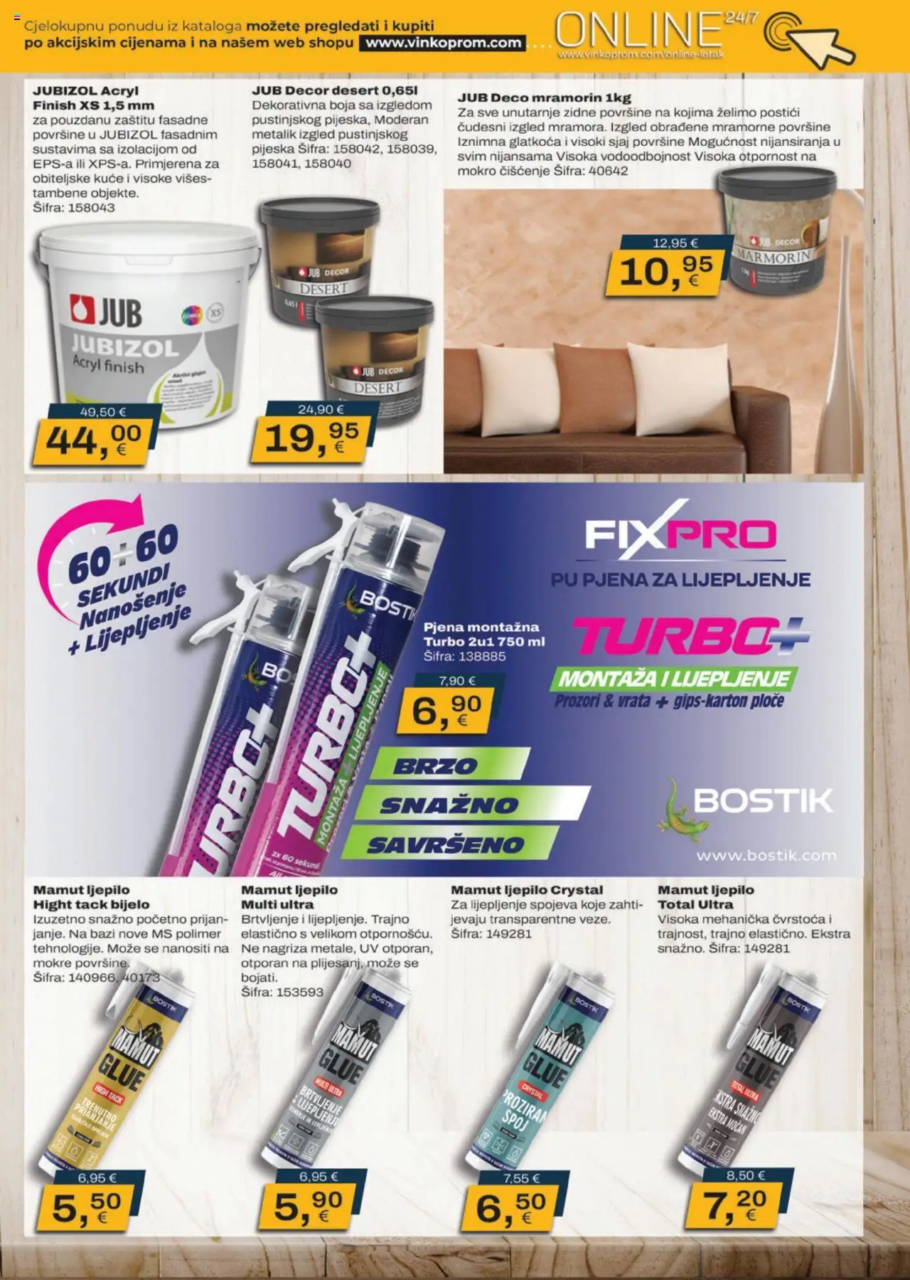 Vinkoprom katalog | vrijedi od 04.08.2025 | Stranica: 11 | Proizvodi: Vrata, Finish, Ljepilo