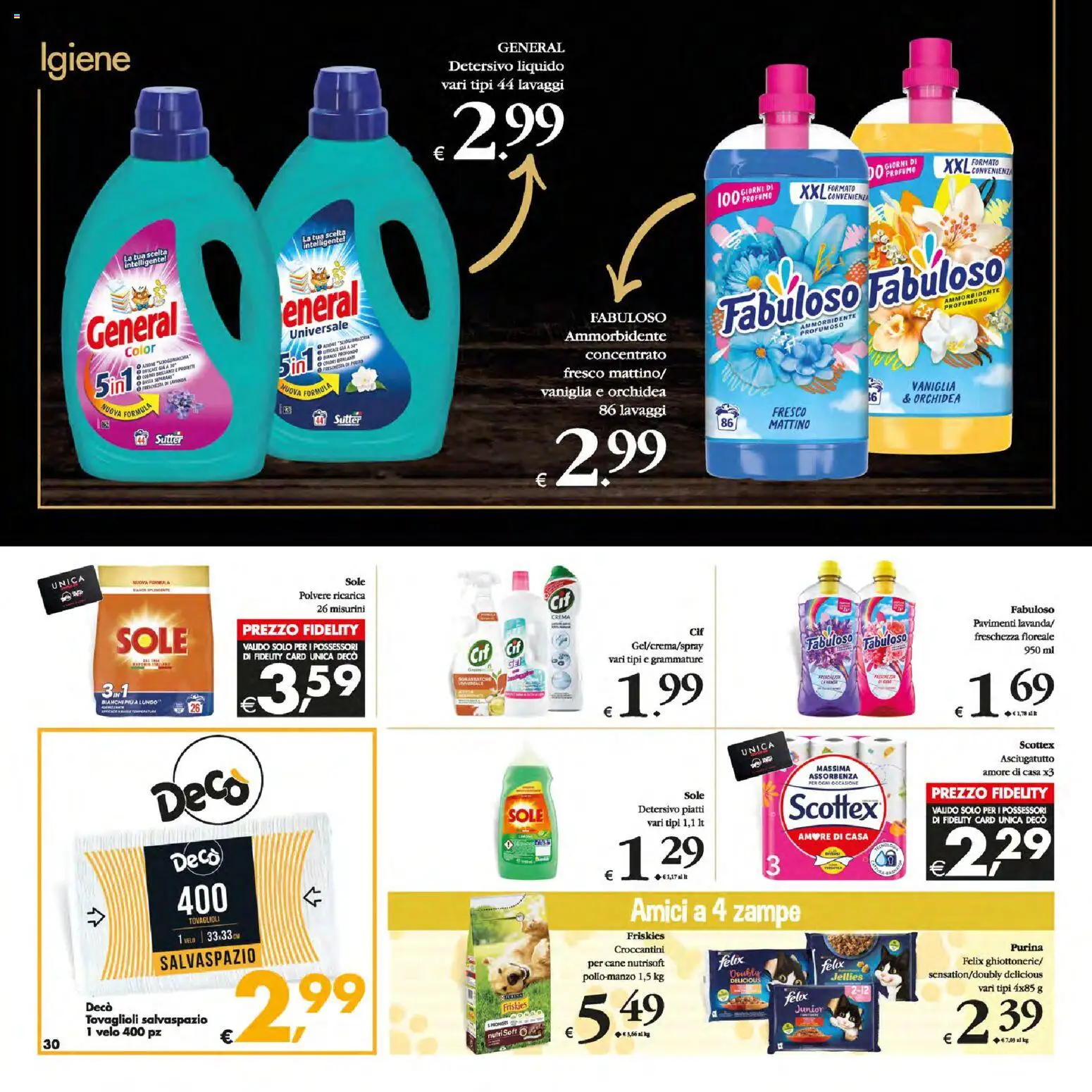 Volantino Decò del 05.01.2026 | Pagina: 30 | Prodotti: Ammorbidente, Asciugatutto, Orchidea, Profumo