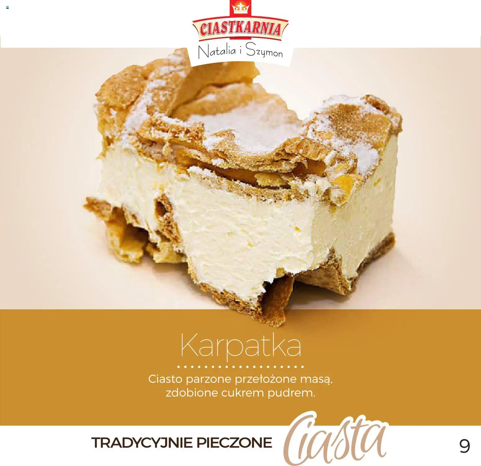 Topaz Gazetka - Ciasta  od 01.12.2025 | Strona: 9 | Produkty: Ciasto