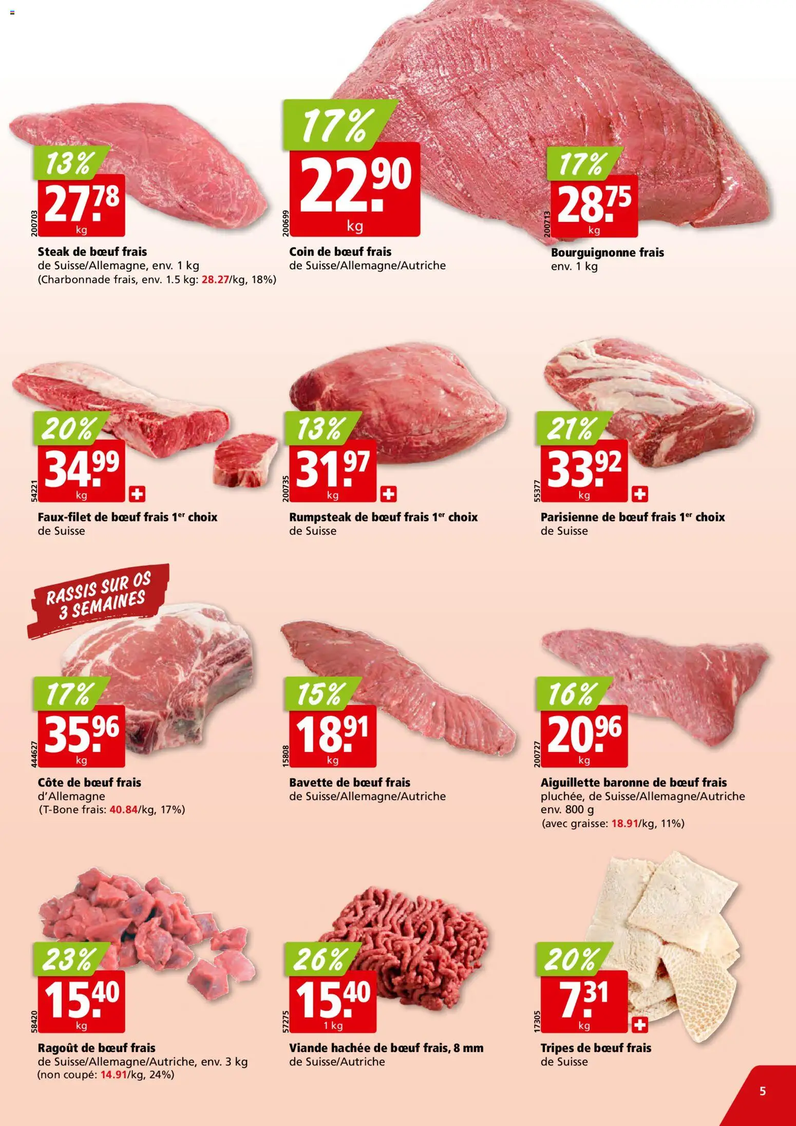 Aligro Aktionen Chavannes, Matran, Genève, Sion – gültig ab 24.11.2025 | Seite: 5