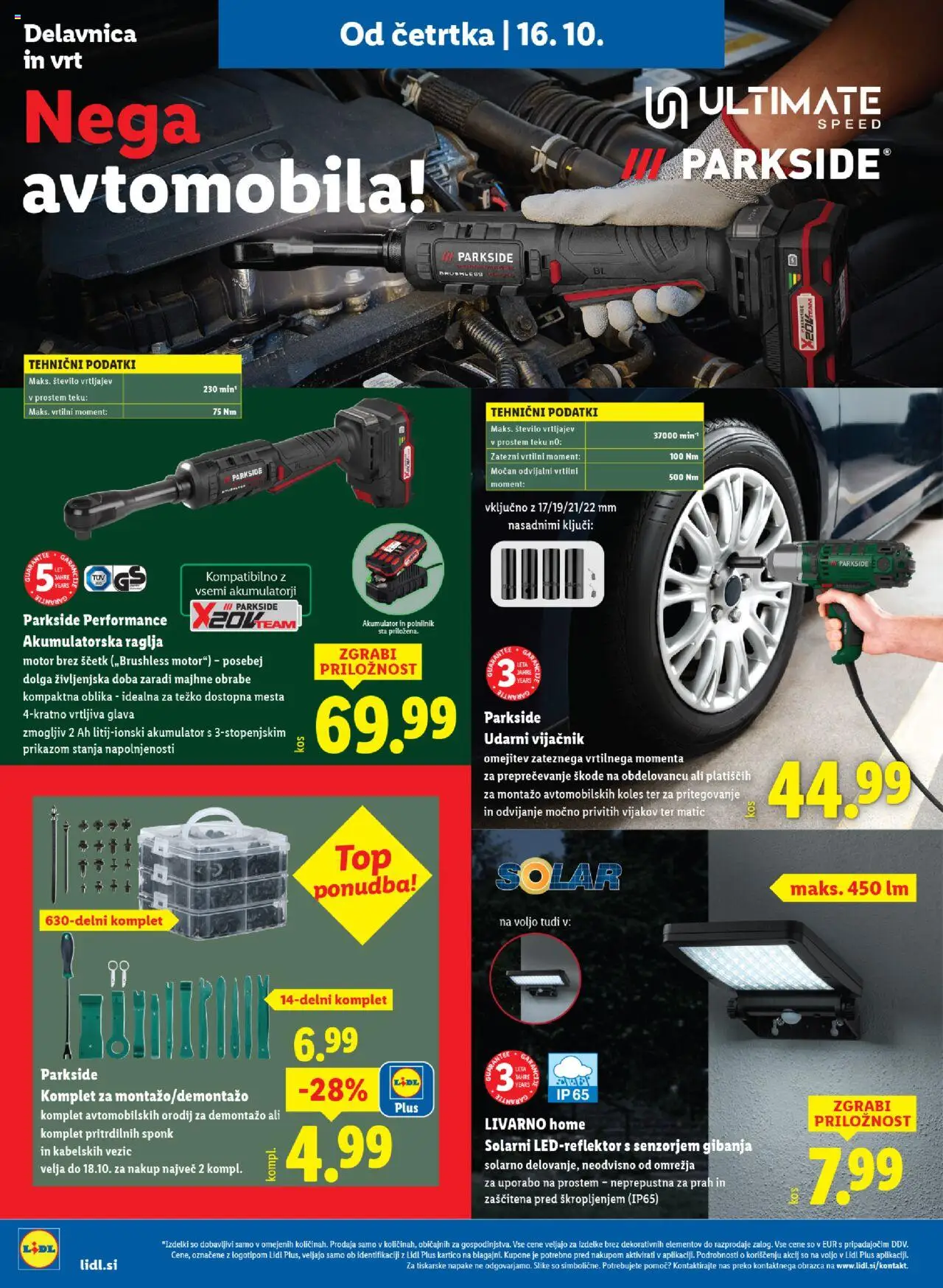 Novi Lidl katalog ponudbe – veljaven od 16.10.2025 | Stran: 26 | Izdelki: Akumulator, Polnilnik