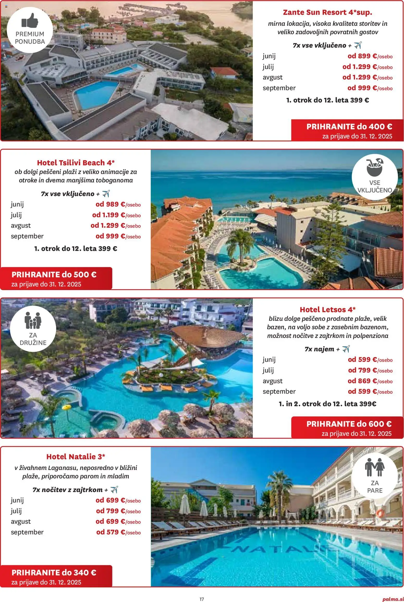 Novi Palma katalog ponudbe – veljaven od 06.11.2025 | Stran: 17