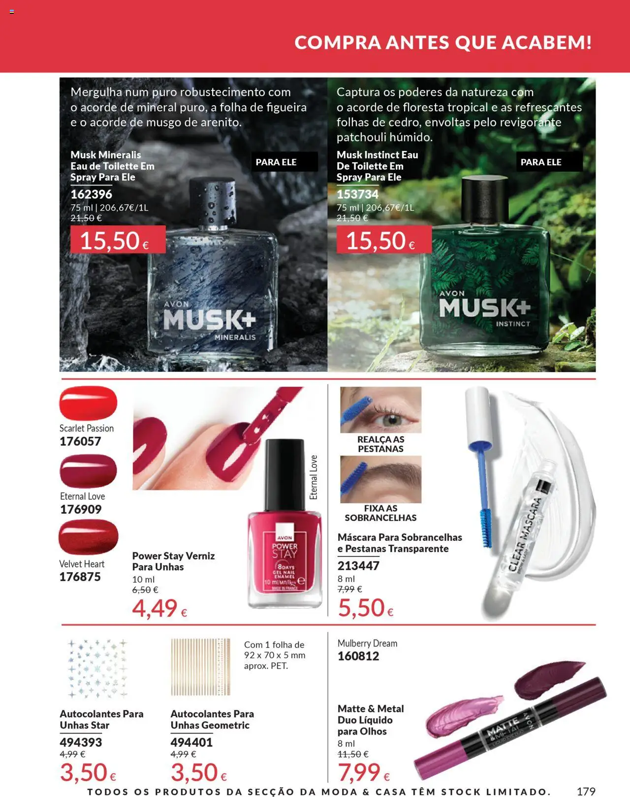 Catálogo Avon Campanha 10 │ válido de 01.10.2025 | Página: 179 | Produtos: Eau de toilette, Verniz