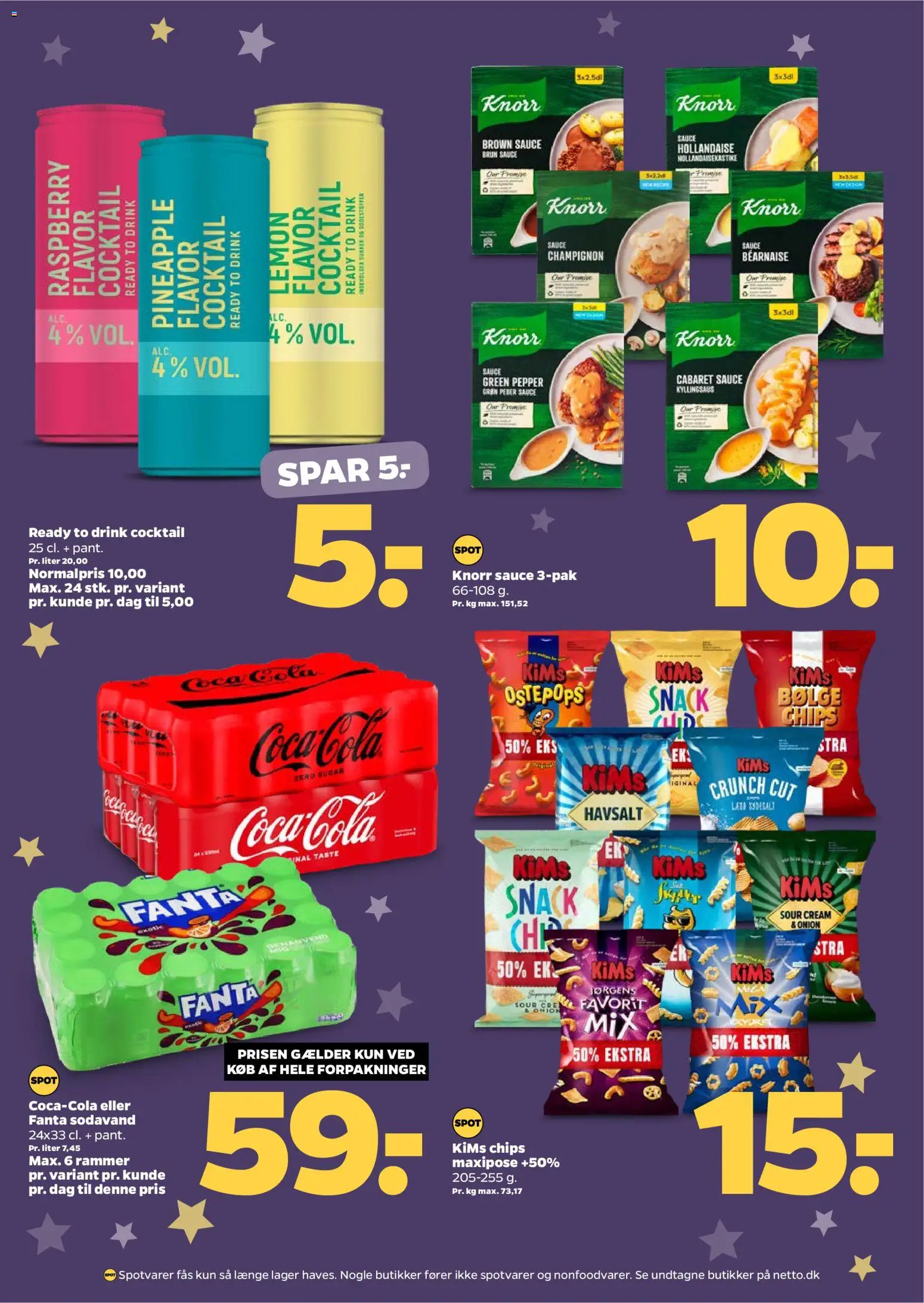 Netto tilbudsavis – gyldig fra 27.12.2025 | Side: 2 | Produkter: Chips, Sodavand, Fanta, Cola