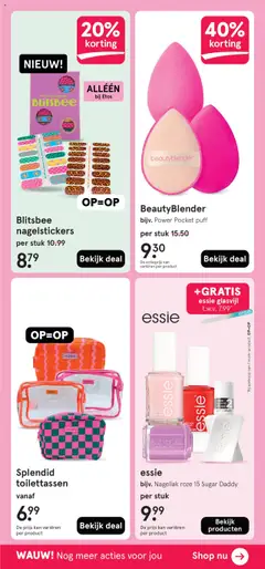  | Pagina: 41 | Producten: Kan, Stickers, Beautyblender, Nagellak