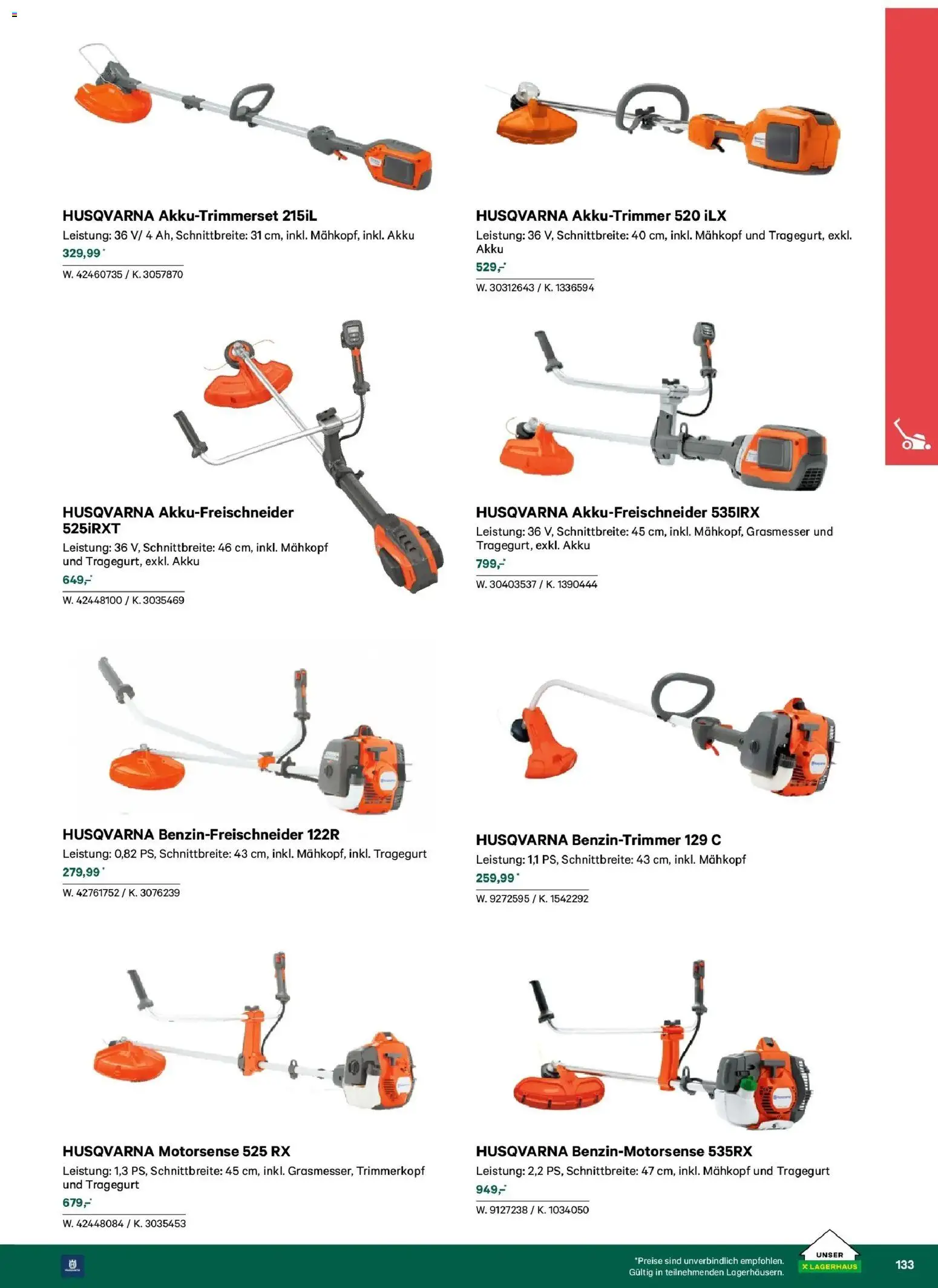 Lagerhaus - Lagerhaus - Garten & Freizeit Katalog 2026 gültig ab 01.03.2026 | Seite: 133