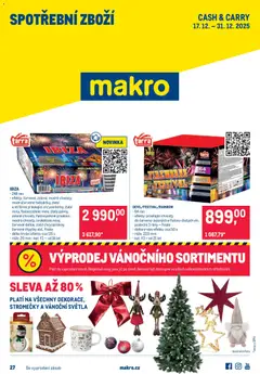 Náhled letáku Makro leták - Spotřební zboží od 17.12.2025