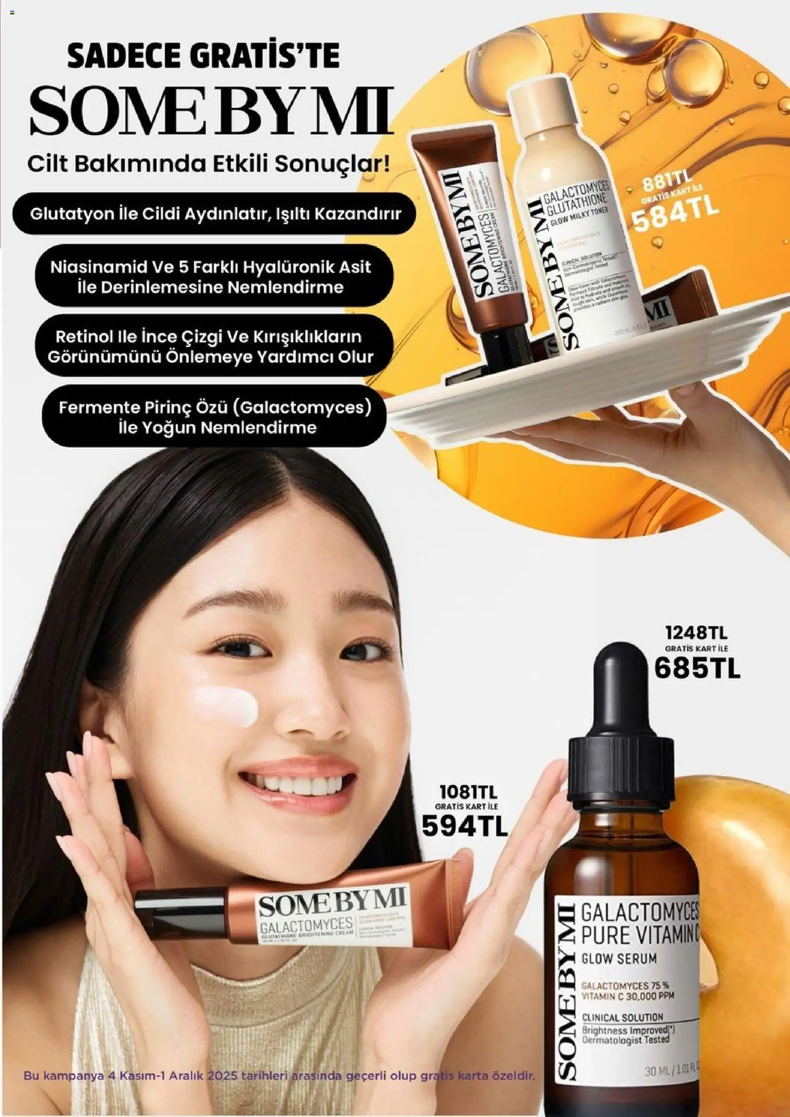 Gratis aktüel ürünler kataloğu yayımlandı! Bu hafta 01 - 30 Kasım 2025 günü Gratis indirimli ürünleri