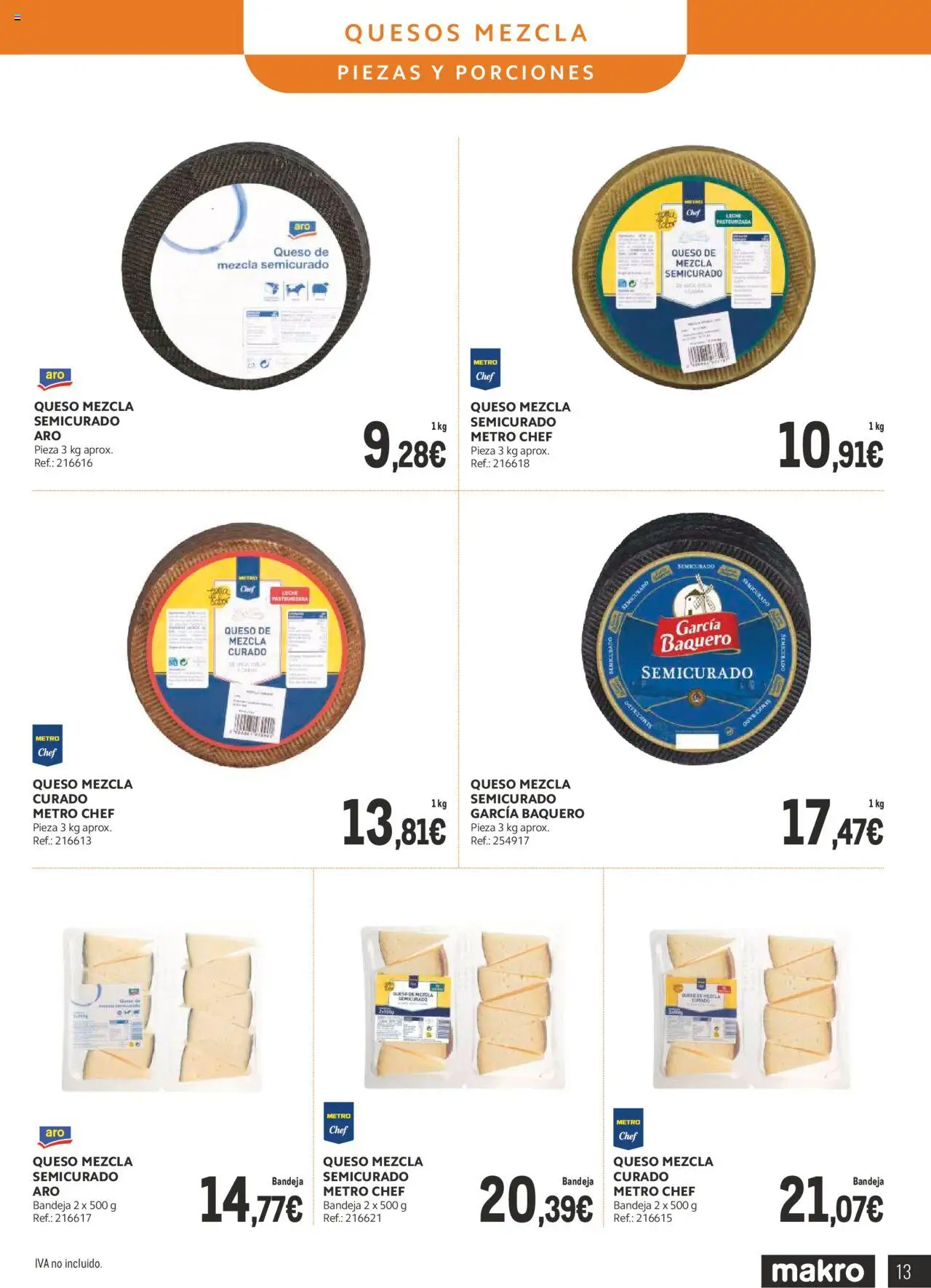 Makro - Lácteos Sur 2 │ válido desde el 06.10.2025 | Página: 11 | Productos: Leche, Queso, Bandeja