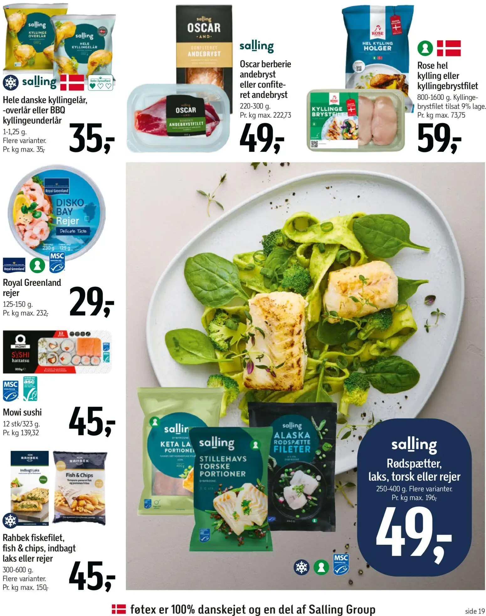 Føtex tilbudsavis – gyldig fra 07.04.2026 | Side: 24 | Produkter: Fisk, Chips, Rejer, Sushi