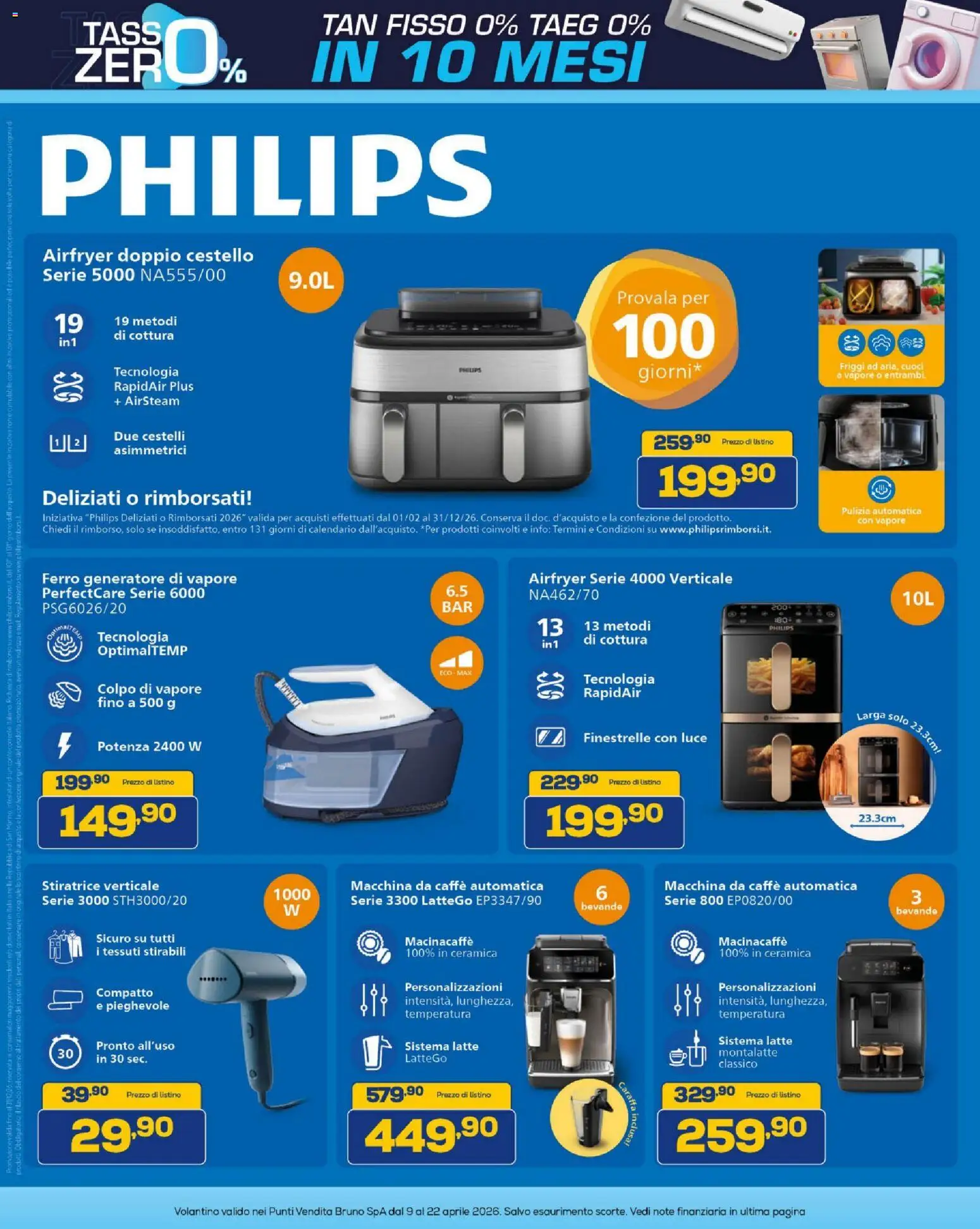 Volantino BRUNO del 09.04.2026 | Pagina: 36 | Prodotti: Caraffa, Macchina da caffe, Caffè, Latte