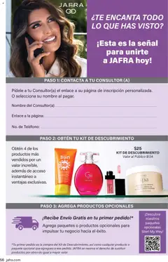 JAFRA folleto │ válido desde el 01.09.2025 | Página: 56 | Productos: Teléfono, Γαύρος, Exfoliante corporal, Body