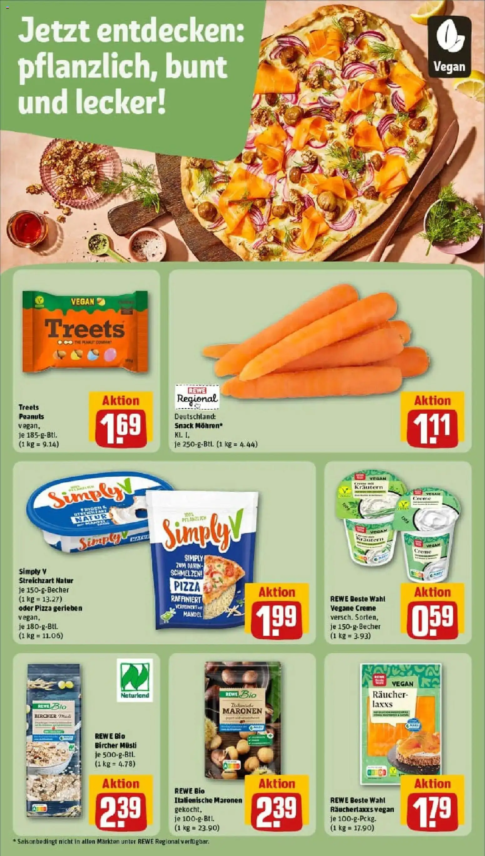 Rewe prospekt Bergisch Gladbach	 – gültig ab 26.01.2026 | Seite: 12 | Produkte: Musli, Creme, Pizza