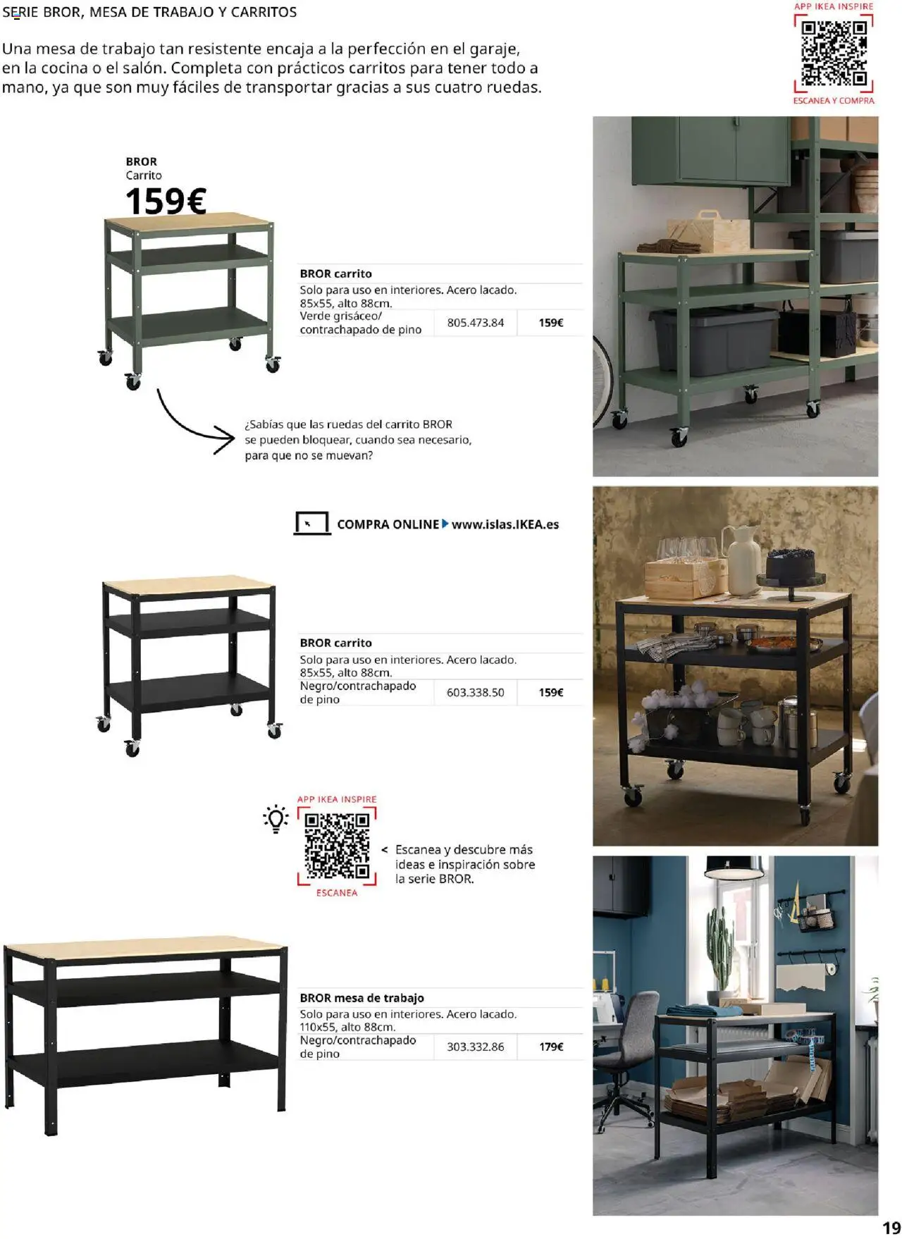 Catálogo IKEA Almacenaje secundario │ válido desde el 04.02.2025 | Página: 19 | Productos: Cocina, Mesa