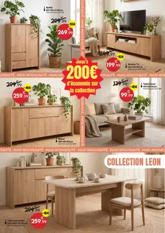 Maxi Bazar - Prévisualisation de Maxi Bazar - Catalogue mobilier valide à partir de 30.03.2026 | Page: 2 | Produits: Meuble, Table extensible, Table basse, Table
