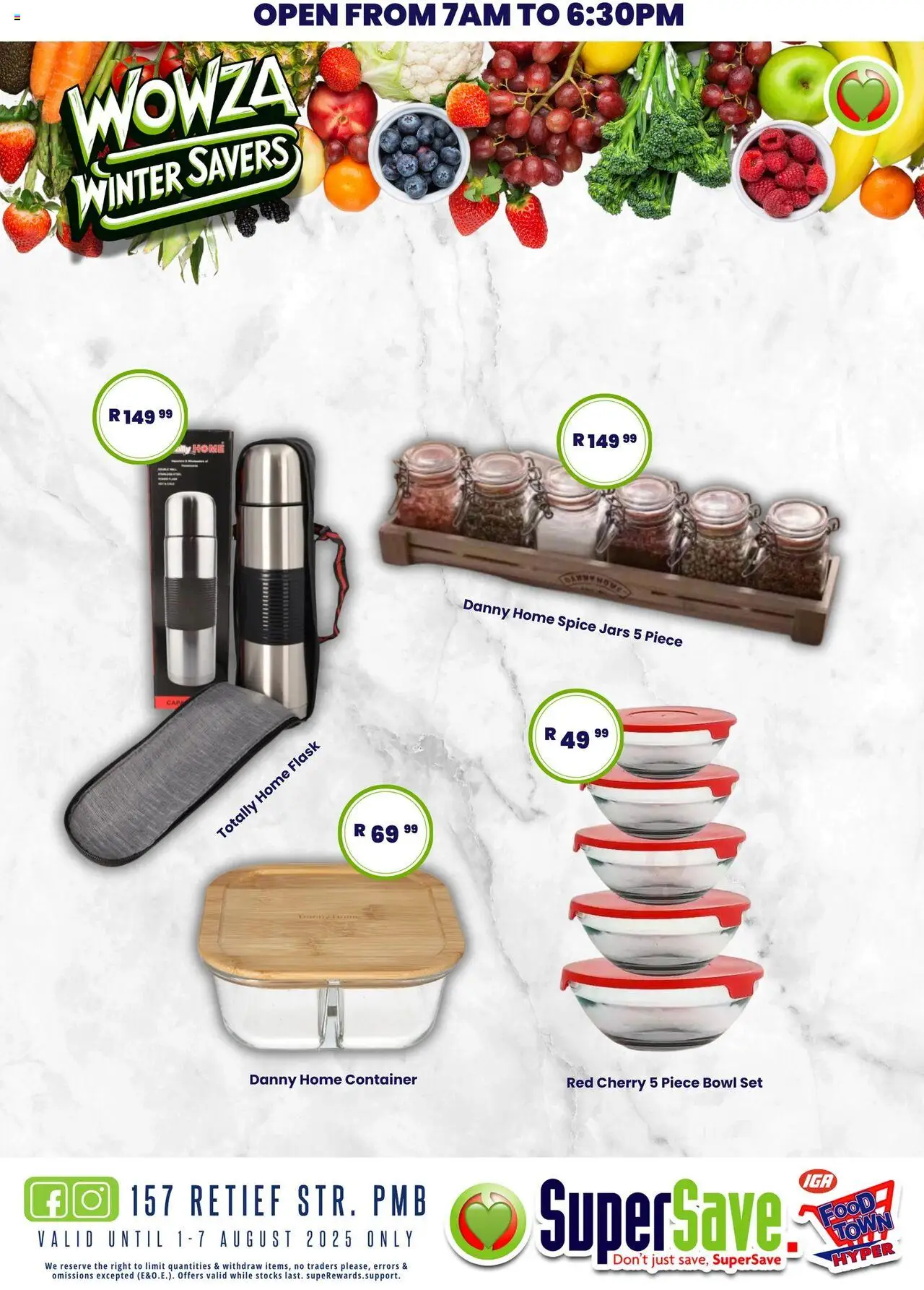 Super Save Specials │ valid from 08.08.2025 | Page: 2 | Products: Bowl, Flask