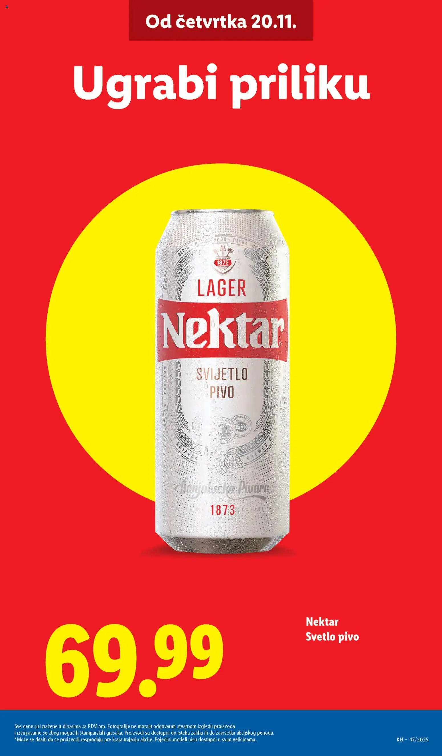 Lidl katalog - važi od 20.11.2025 | Strana: 5 | Proizvode: Nektar, Pivo