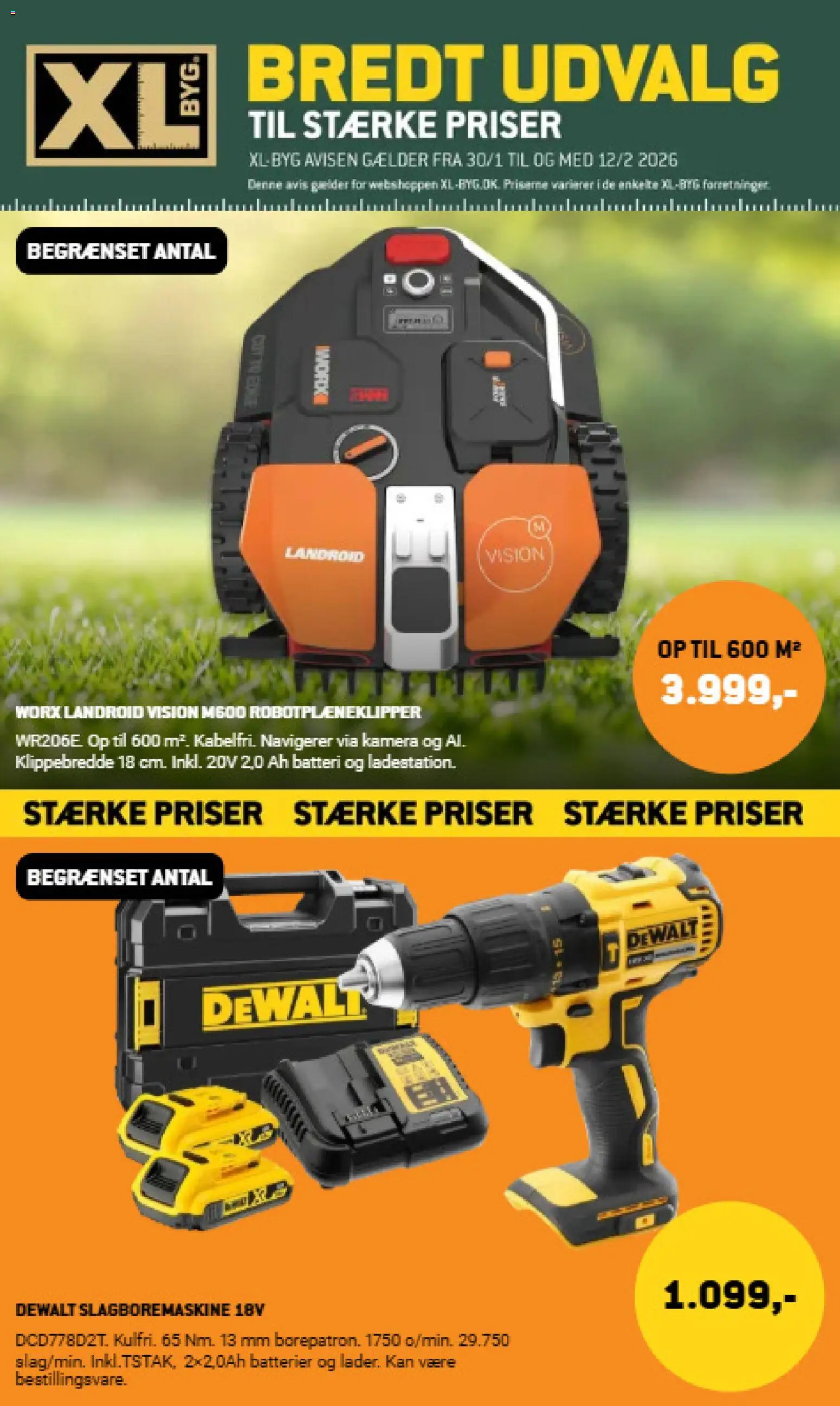 XL-BYG tilbudsavis – gyldig fra 30.01.2026 | Side: 1 | Produkter: Batterier, Batteri, Kamera