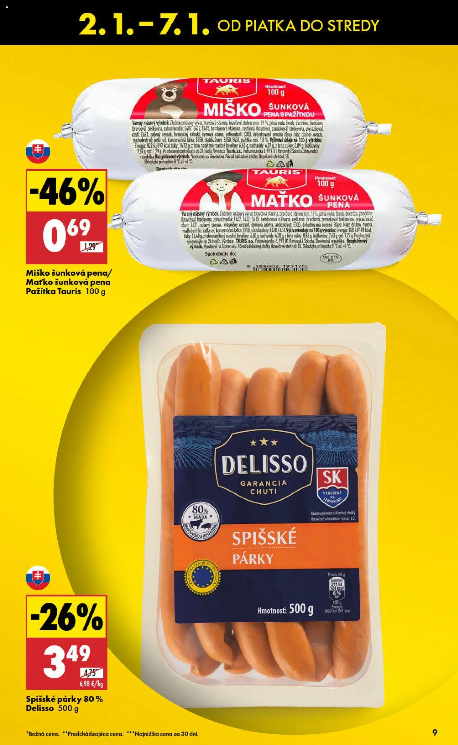 Nové Biedronka akcie – leták je platný od 02.01.2026 | Strana: 9 | Produkty: Pažítka, Bravčové stehno, Párky